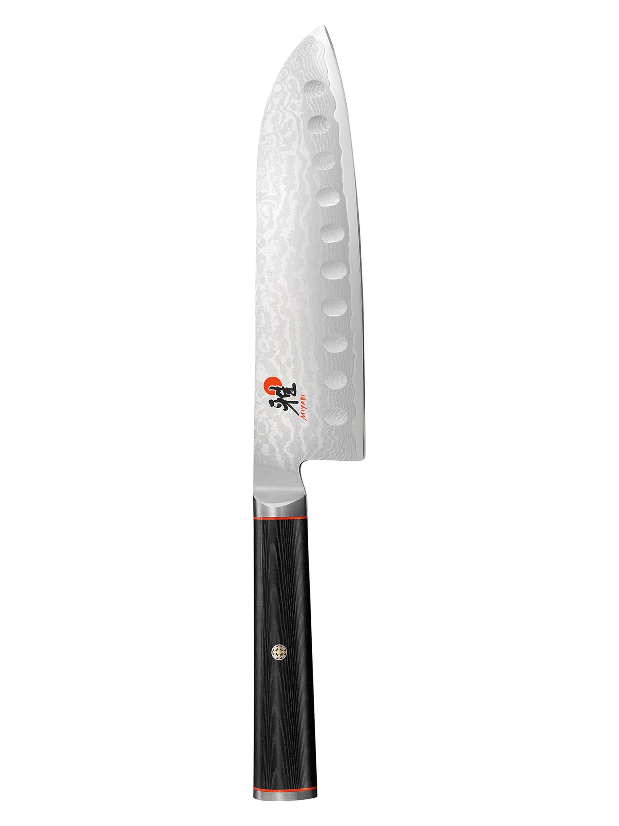 Miyabi Kaizen Hollow Edge Santoku Knife - Stainless Steel 7
