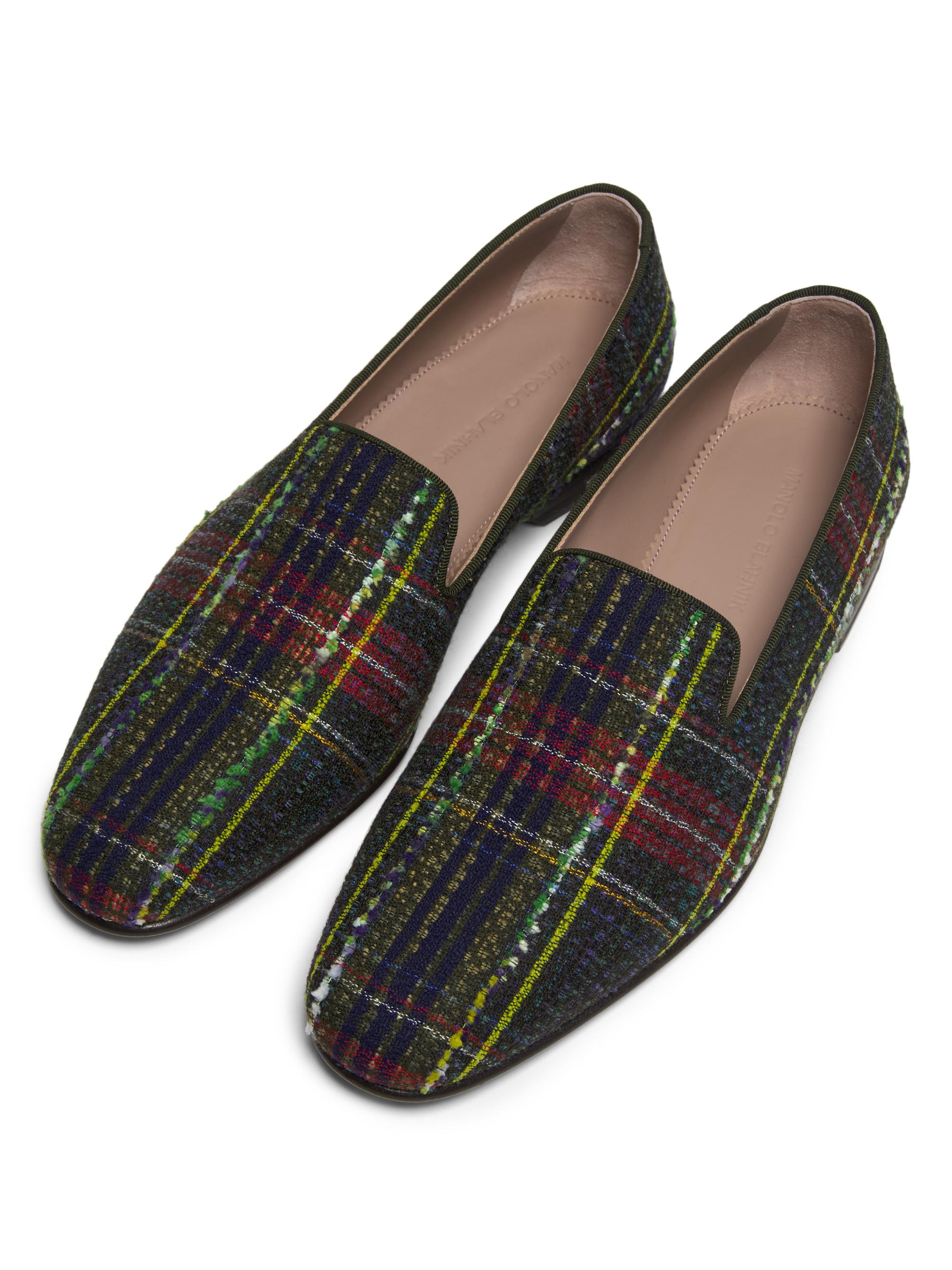 Manolo Blahnik Mario Textile Loafers | Saks Fifth Avenue