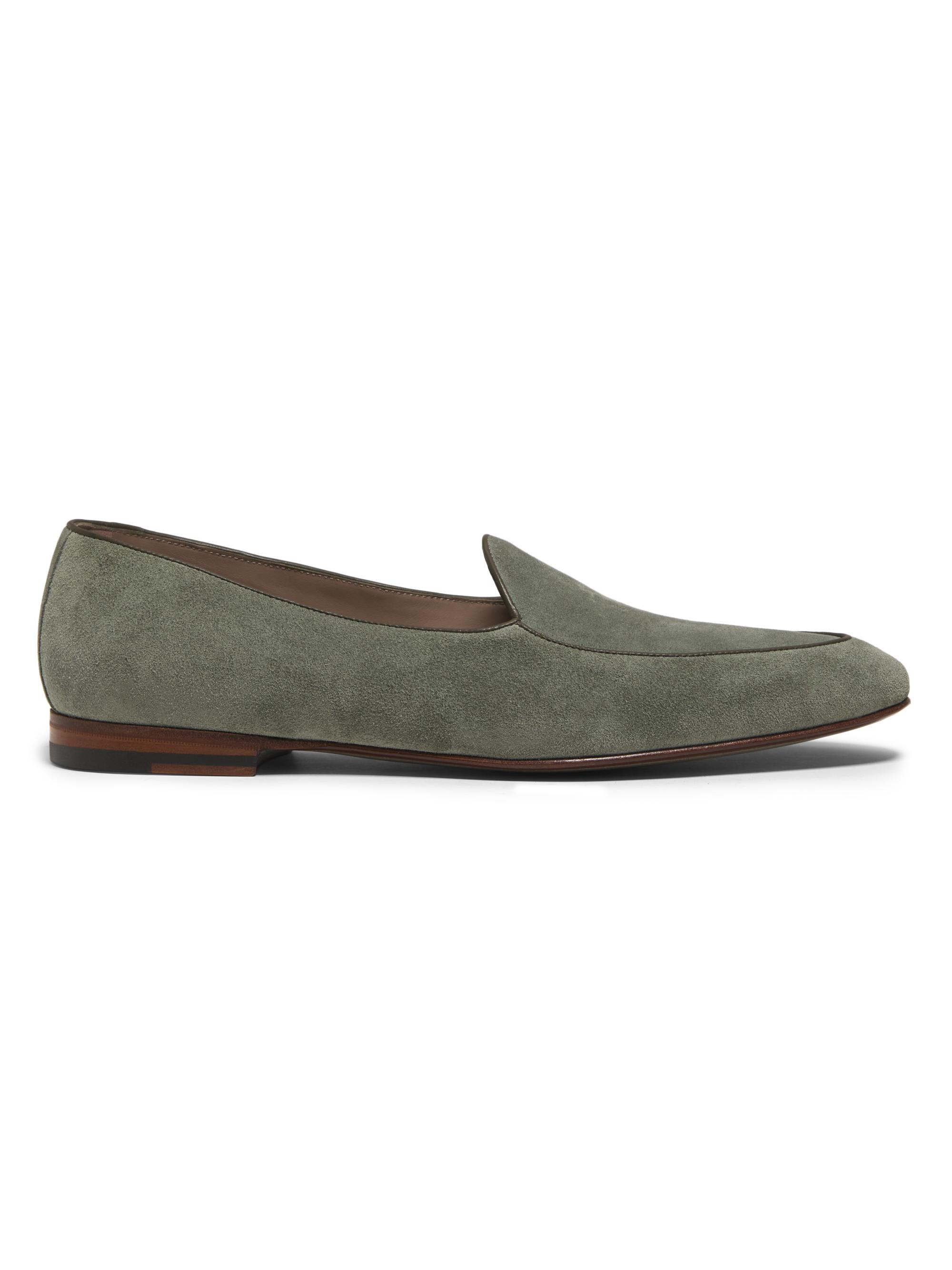 Manolo Blahnik Carlton Crystal-Buckle Loafers | Saks Fifth Avenue
