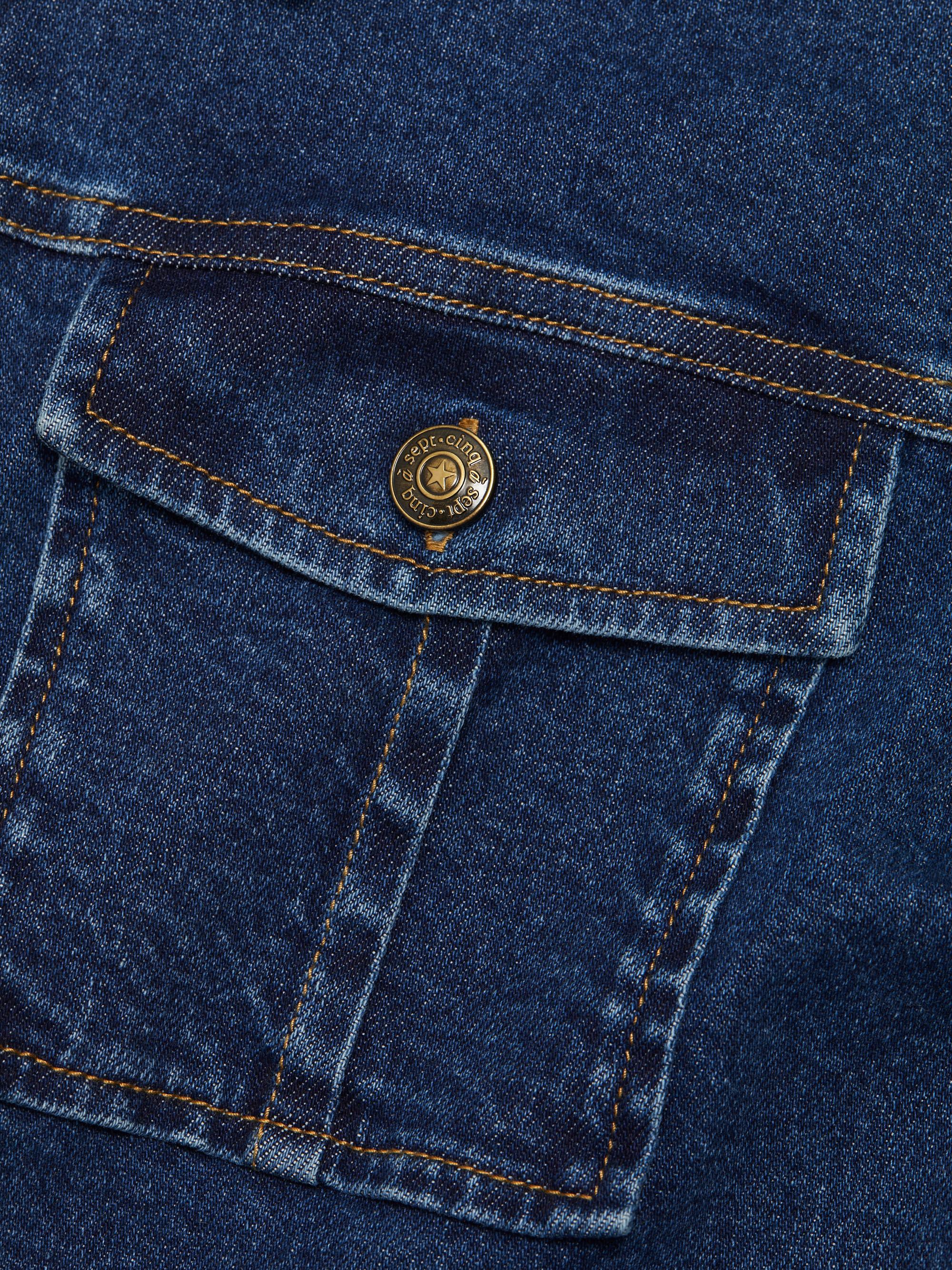 Cinq à Sept Holly Puff-Sleeve Denim Jacket | Saks Fifth Avenue