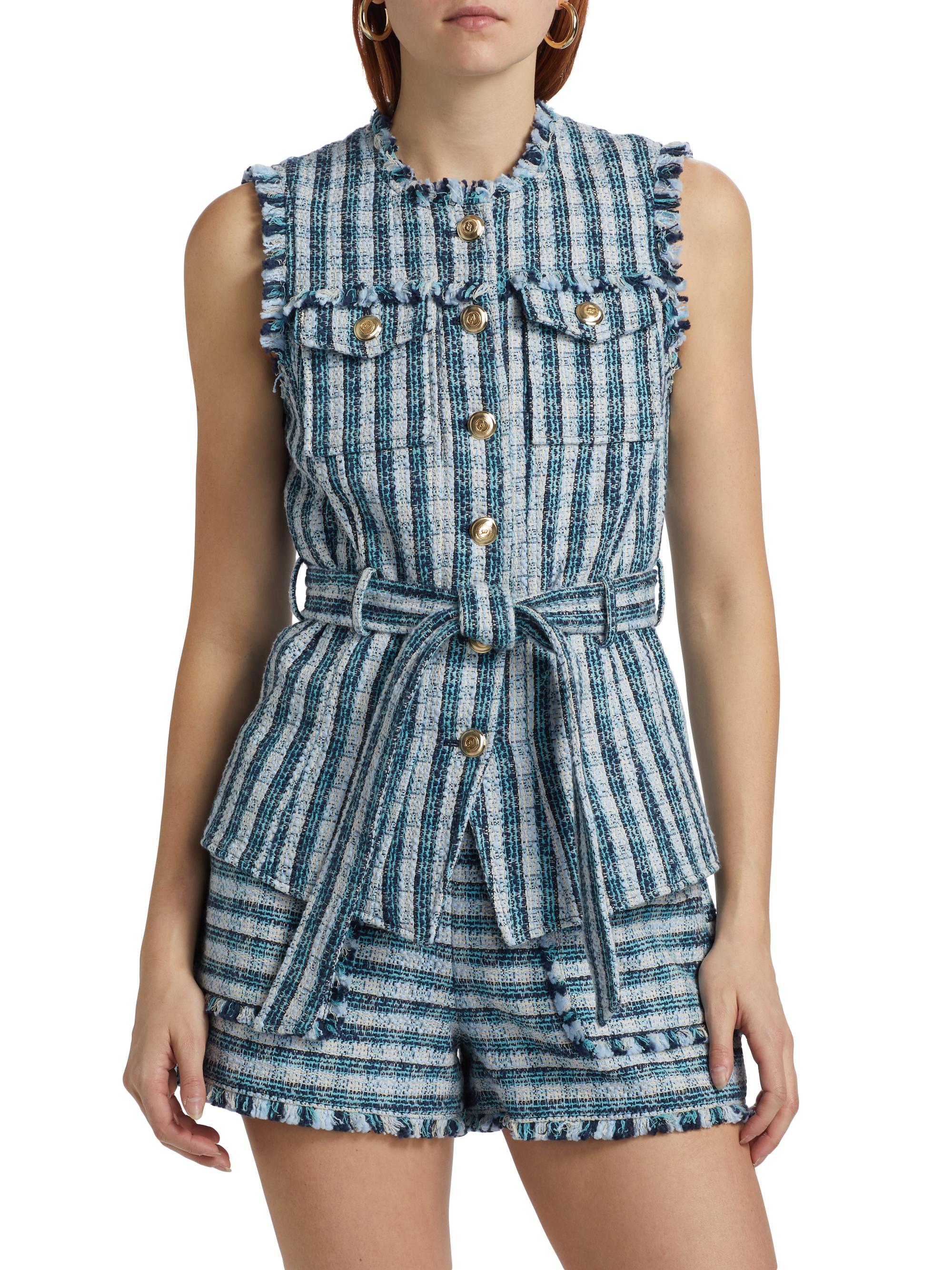 Cinq à Sept Matilda Renee Tweed Vest | Saks Fifth Avenue