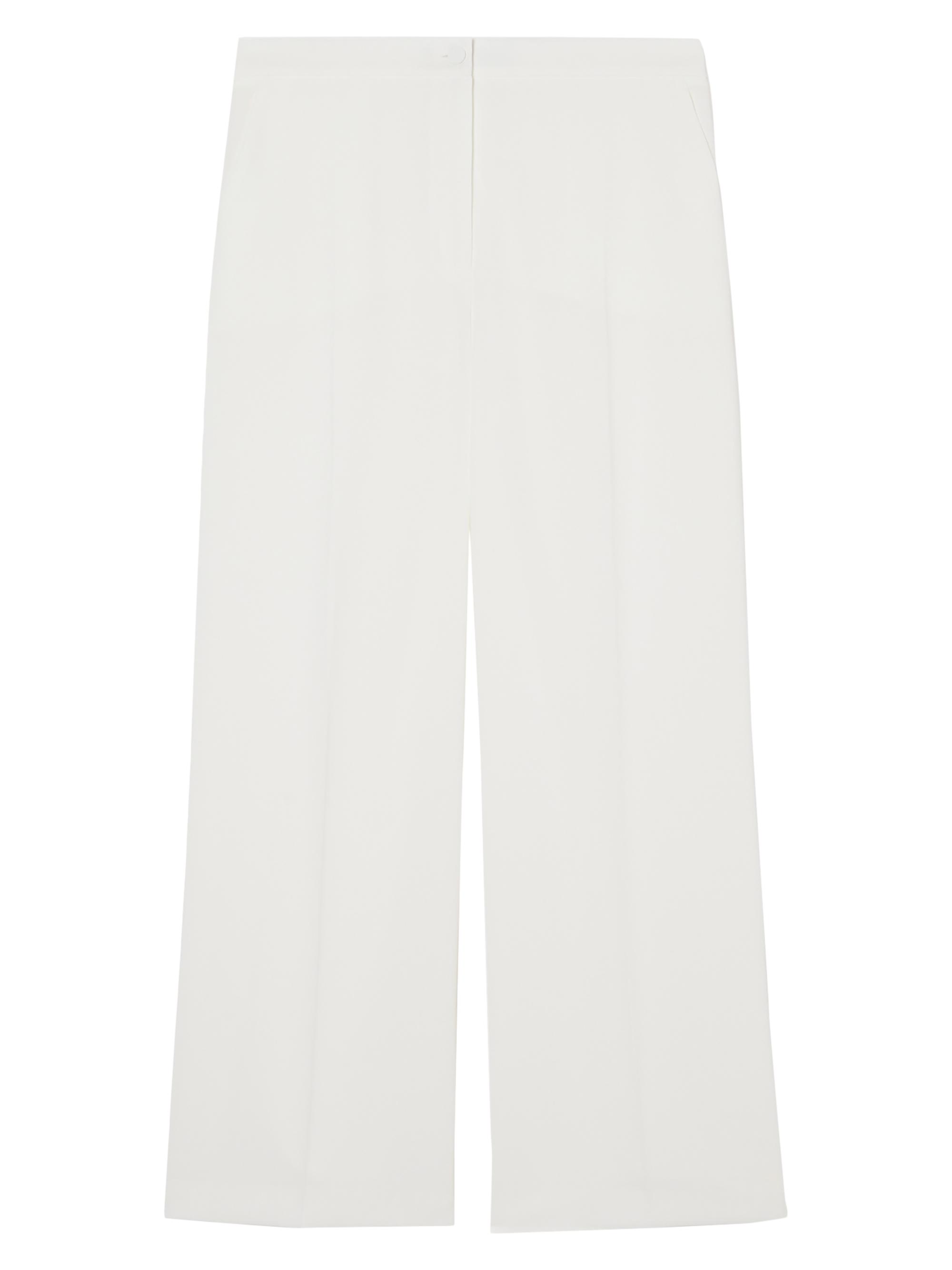 Marina Rinaldi Women's Elegante Riccor Crepe Trousers - White