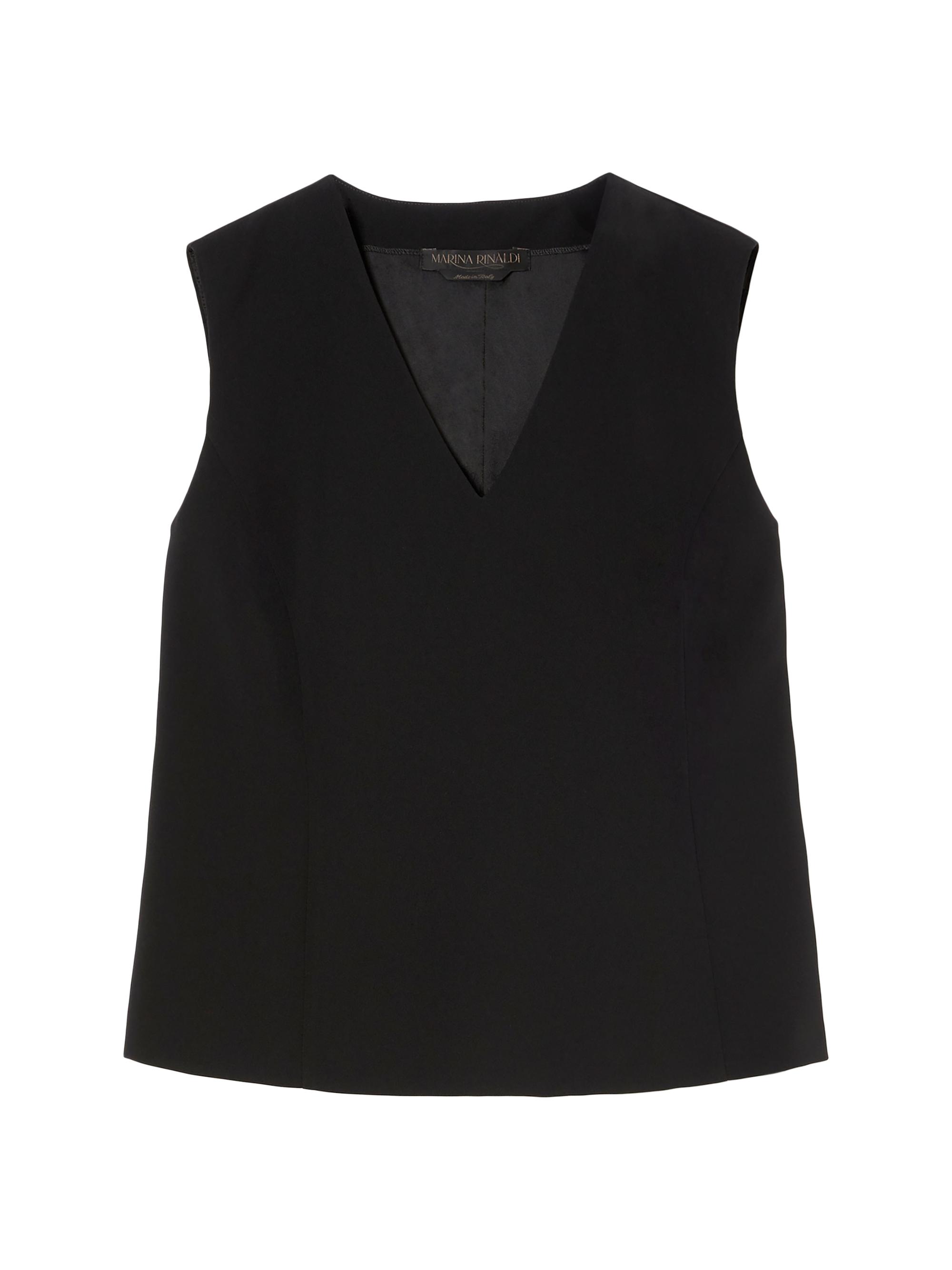 Marina Rinaldi Women's Elegante Faenza V-Neck Shirt - Black