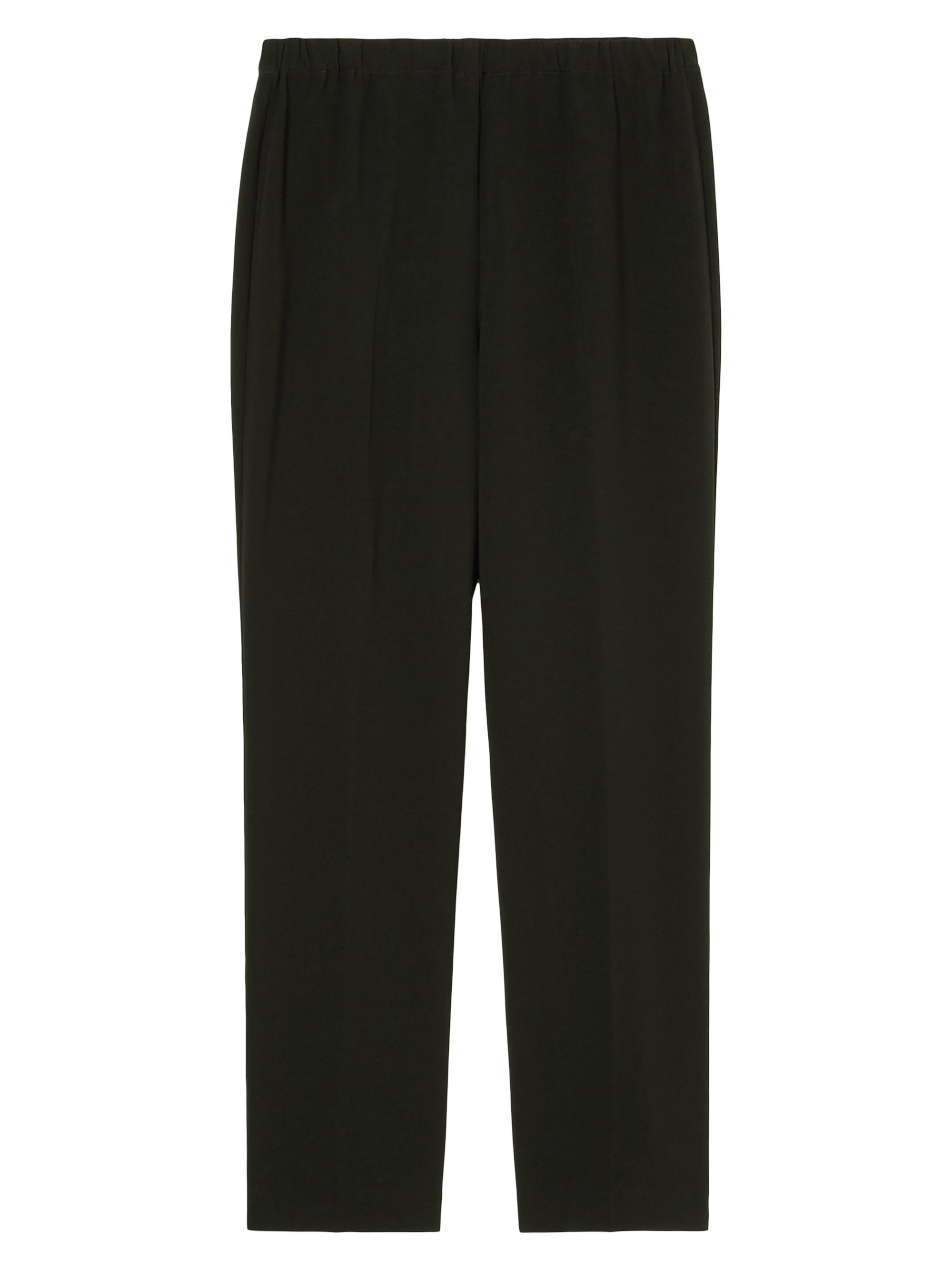 Marina Rinaldi Women's Plus Rapsodia Straight-Leg Trousers - Black