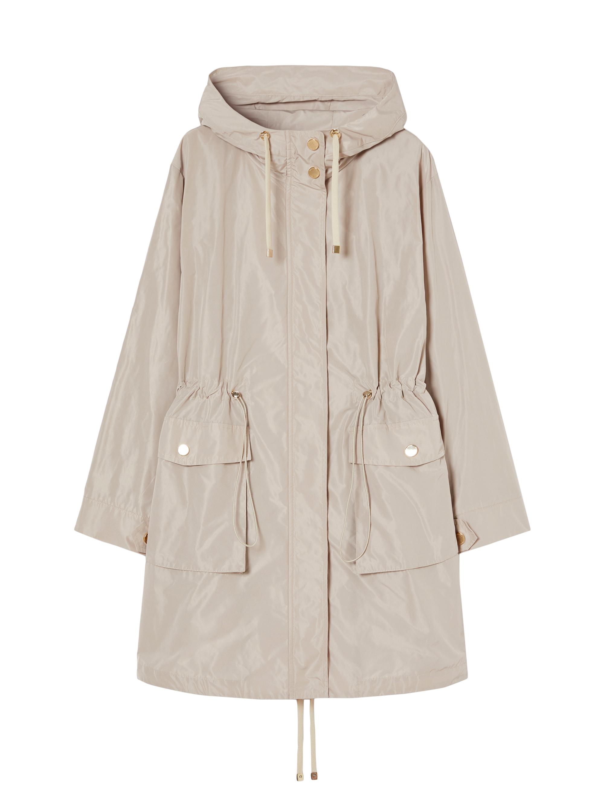 Marina Rinaldi Women's Plus Cippo Hooded Drawstring Raincoat - Sand