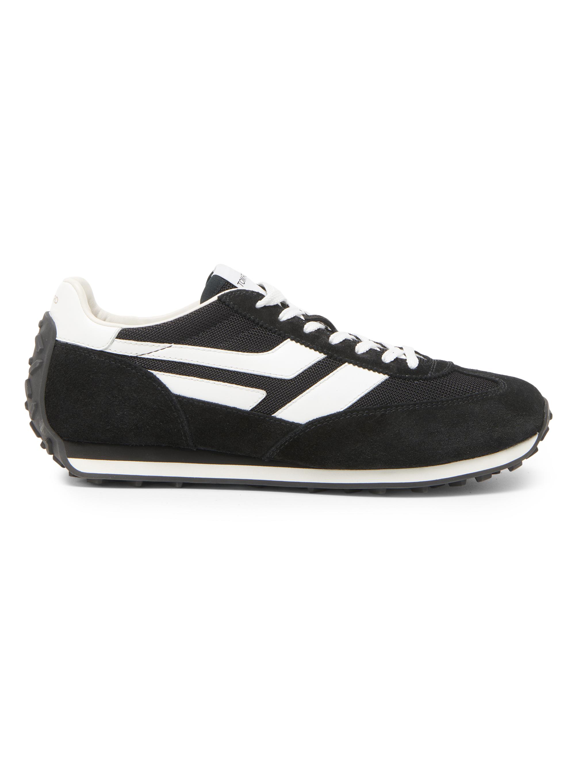 TOM FORD Men's Low-Top Lace-Up Sneakers - Black | Thumbnail 6