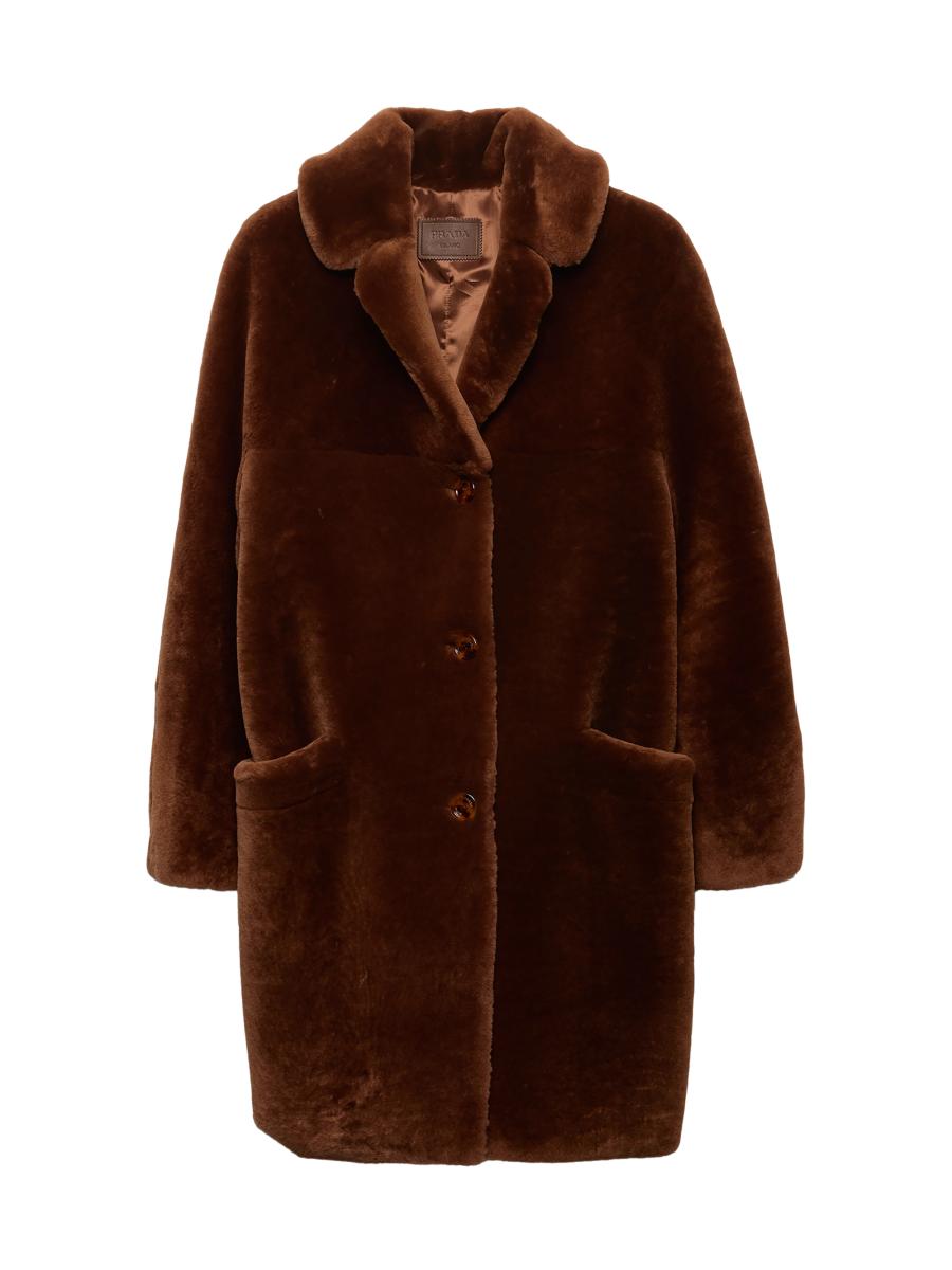 Prada Shearling Coat | Saks Fifth Avenue