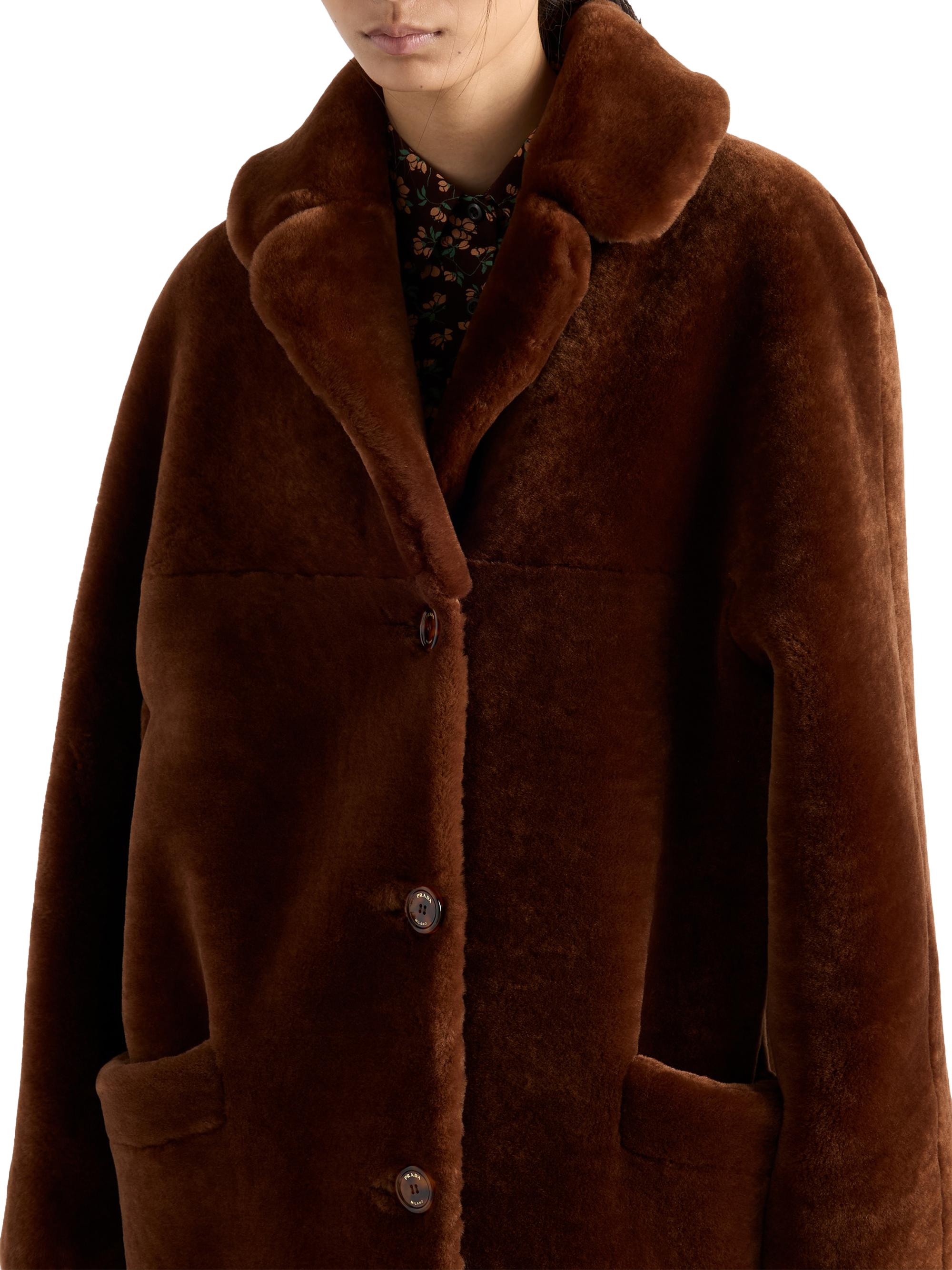 Prada Shearling Coat | Saks Fifth Avenue