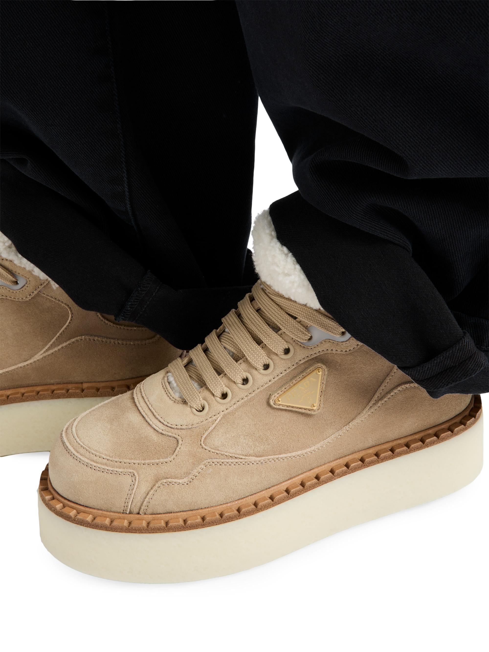 靴 Archive PRADA suede centerzip sneaker 靴 Archive PRADA suede centerzip sneaker Archive PRADA suede