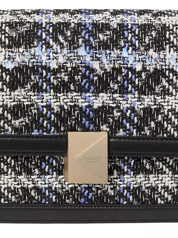 Shop kate spade new york Deco Plaid Tweed Chain Shoulder Bag Shop kate spade new york Deco Plaid Tweed Chain Shoulder Bag