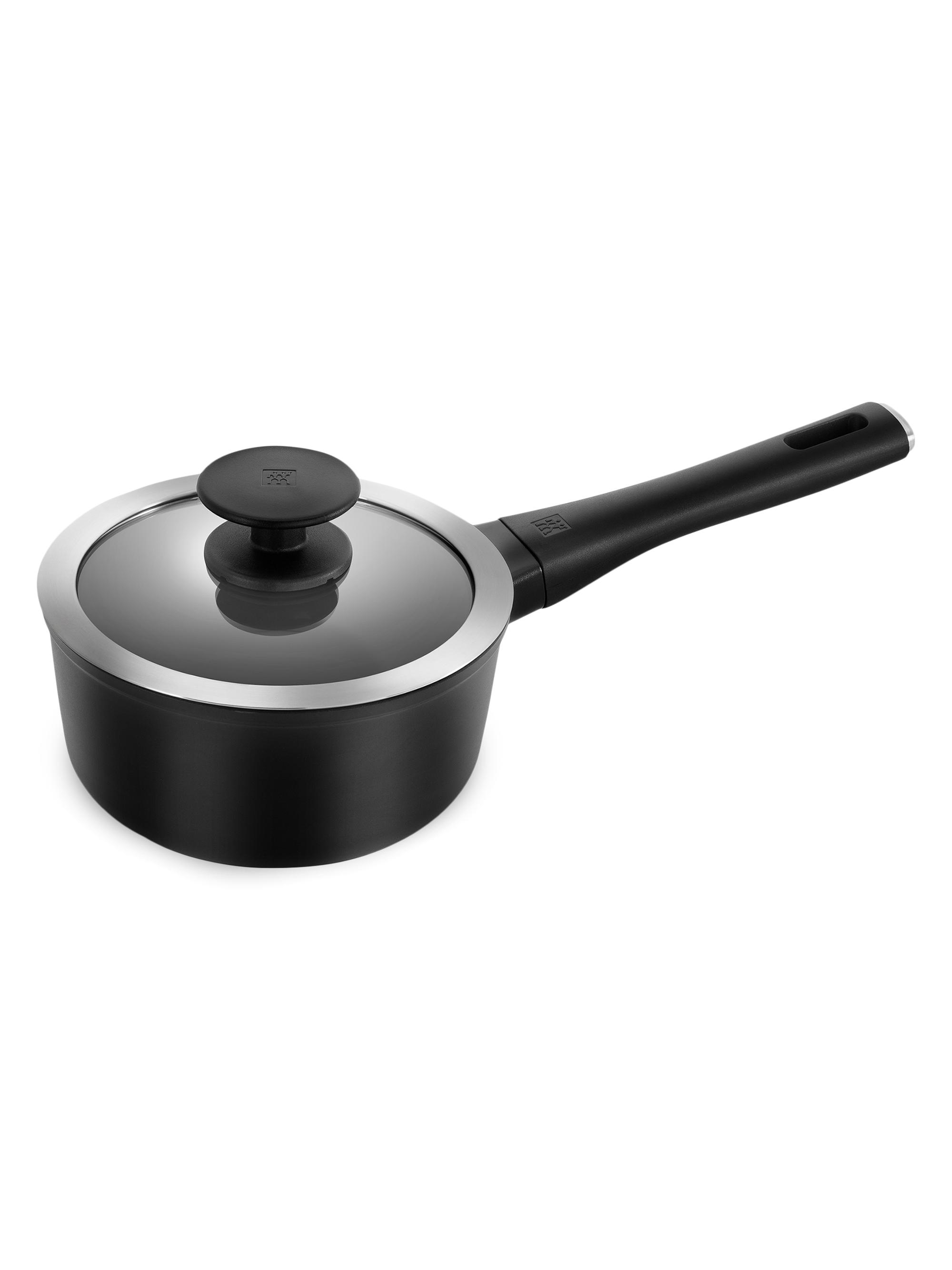 ZWILLING J.A. Henckels Madura Plus Forged Aluminum Nonstick Saucepan with Lid - Black 1.5