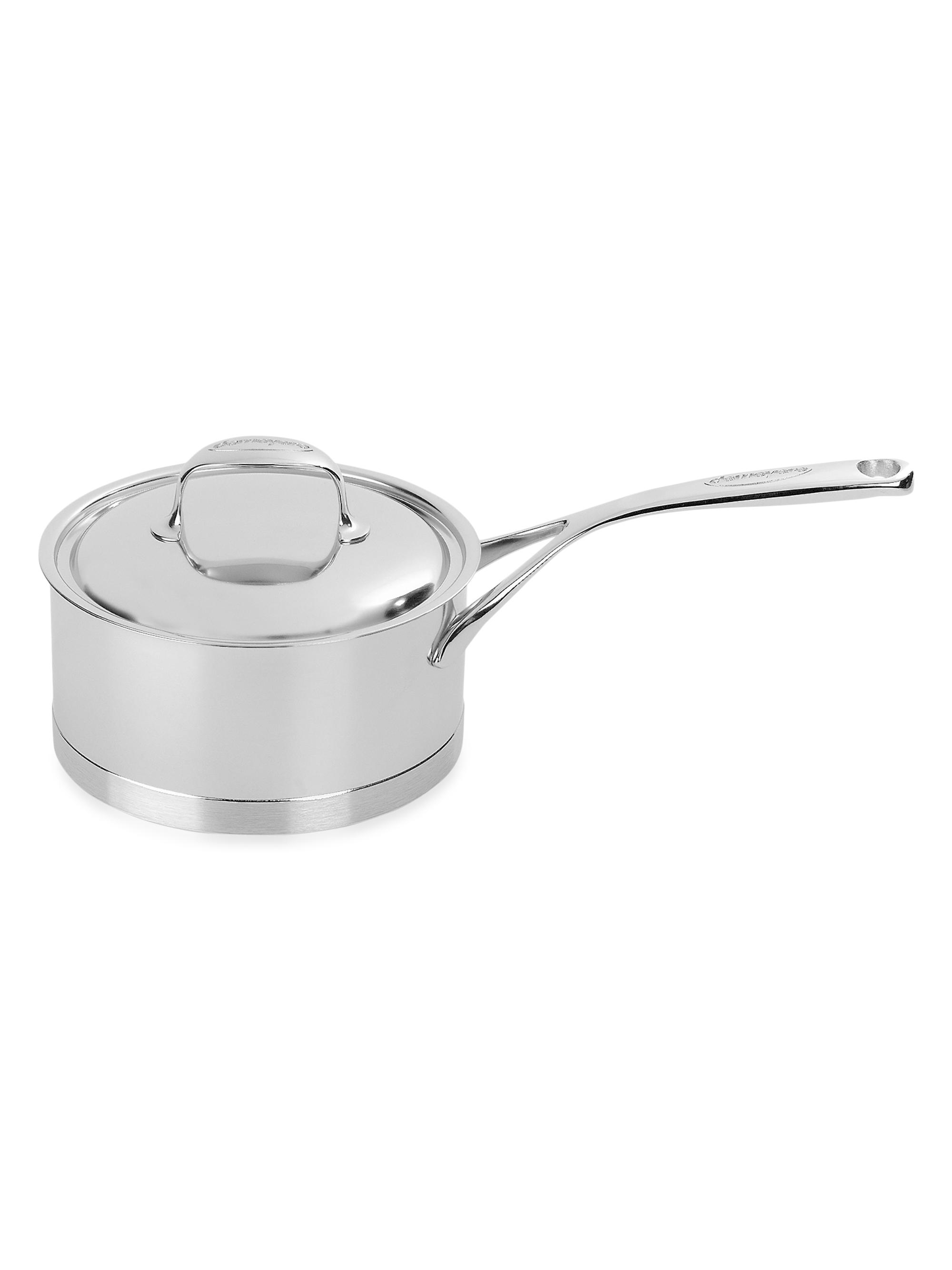 Demeyere Atlantis Stainless Steel Saucepan - Stainless Steel 3.25