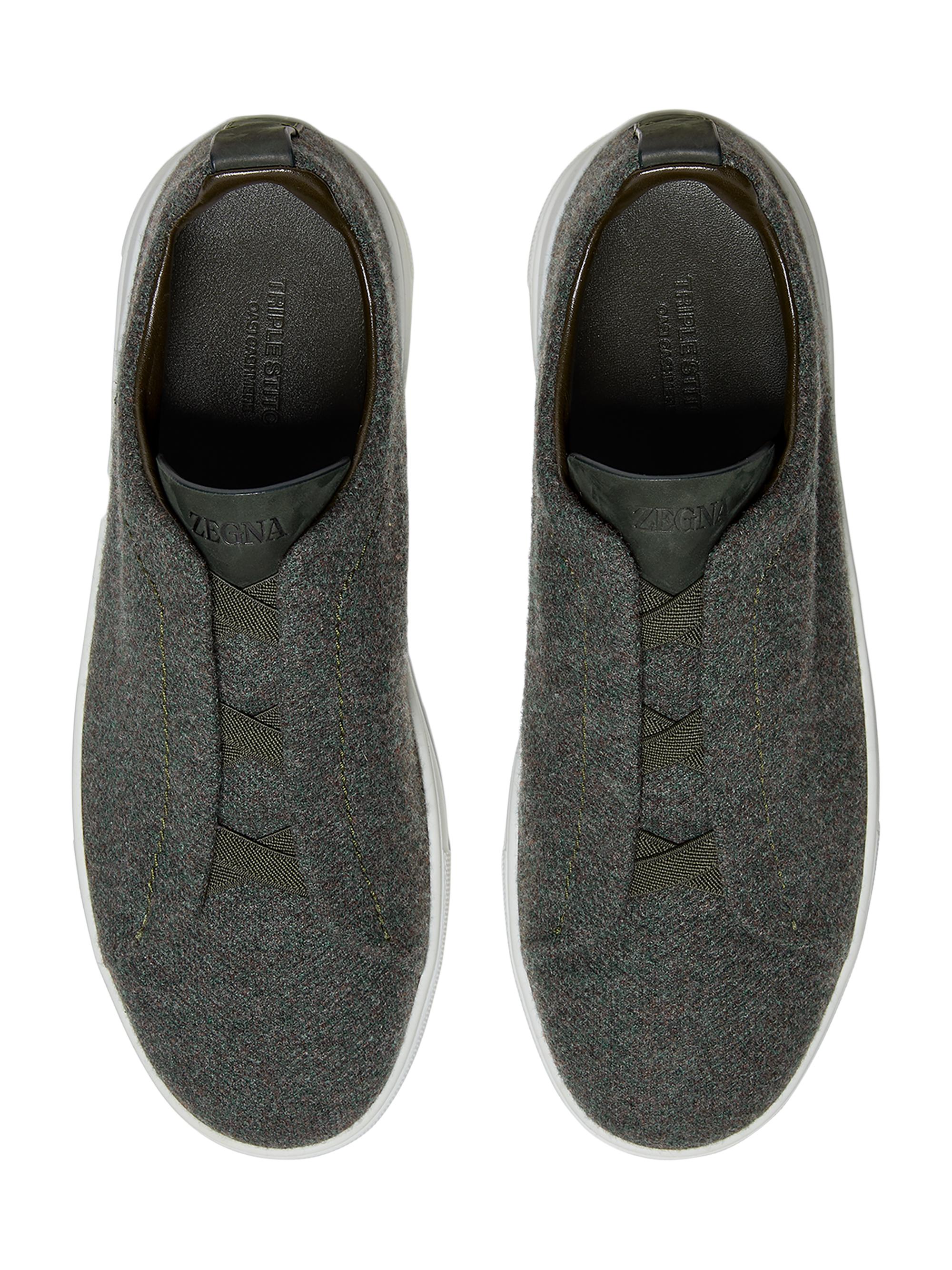 ZEGNA Oasi Cashmere Triple Stitch Sneakers | Saks Fifth Avenue