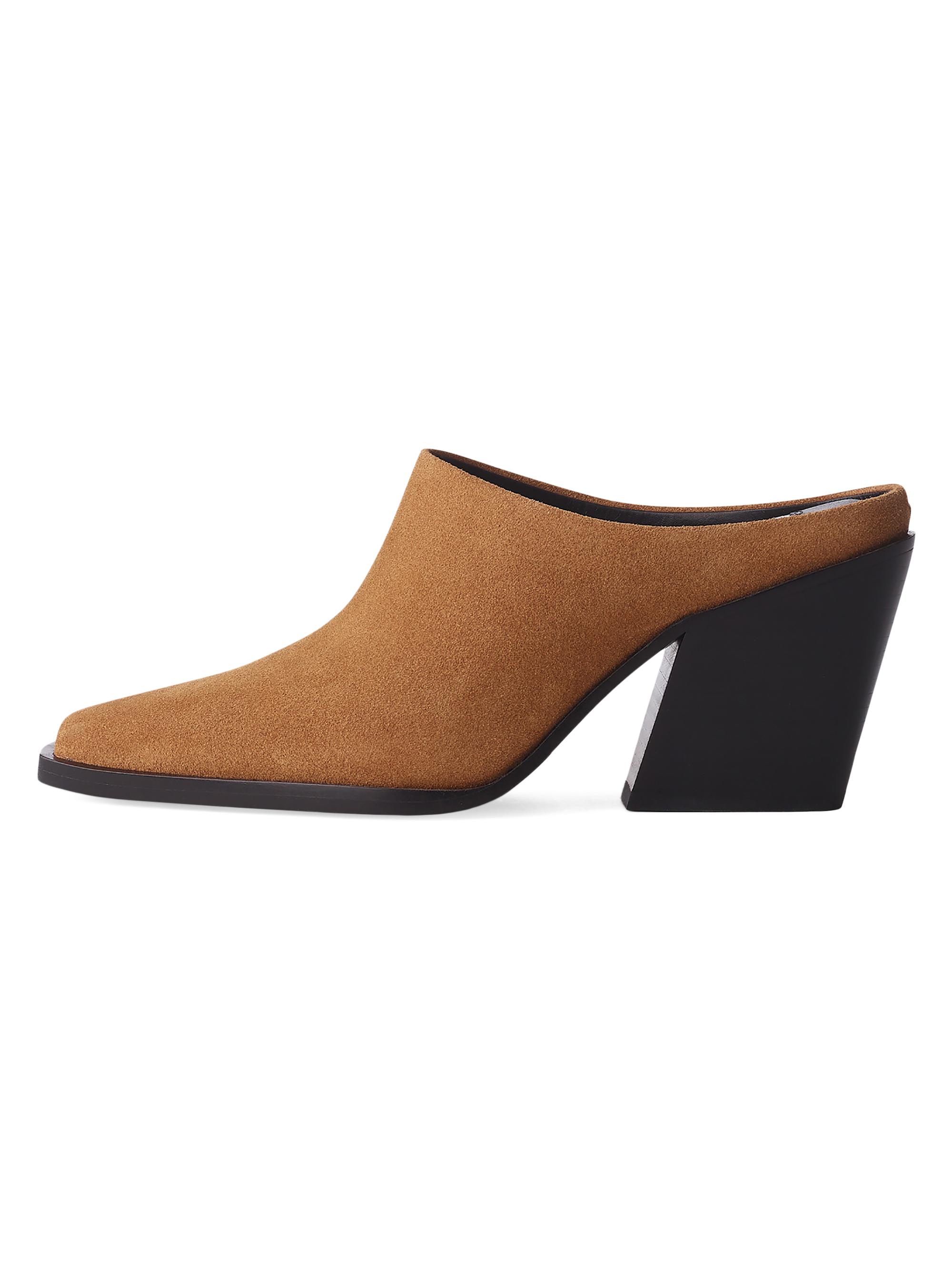 rag & bone Women's Joni Suede Mules - Brown Suede