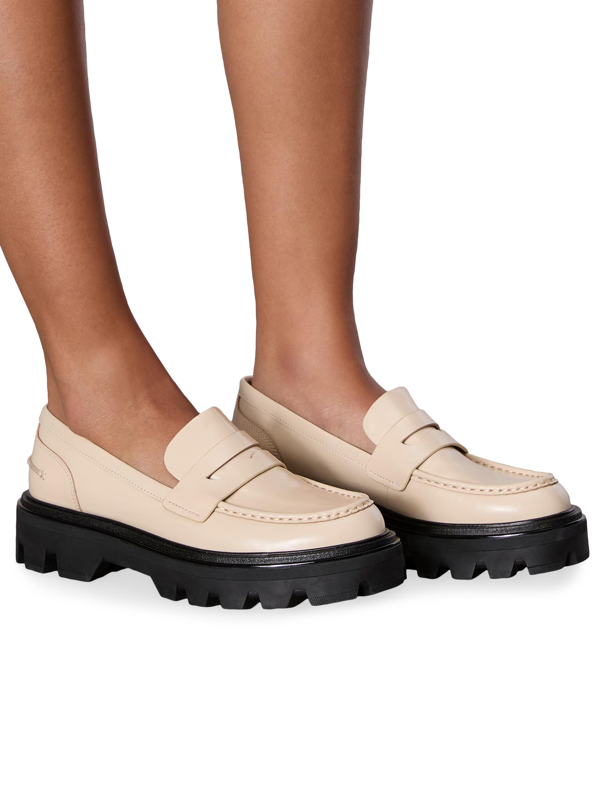 Aslen Loafer  ホワイトrag&bone NEW YORK rag & bone Carter Leather Loafers | Saks Fifth Avenue