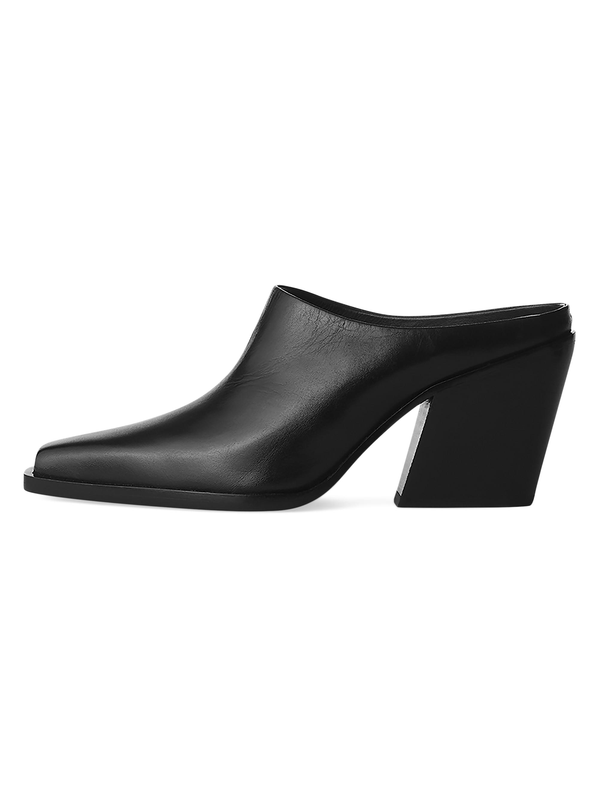 rag & bone Women's Joni Leather Mules - Black