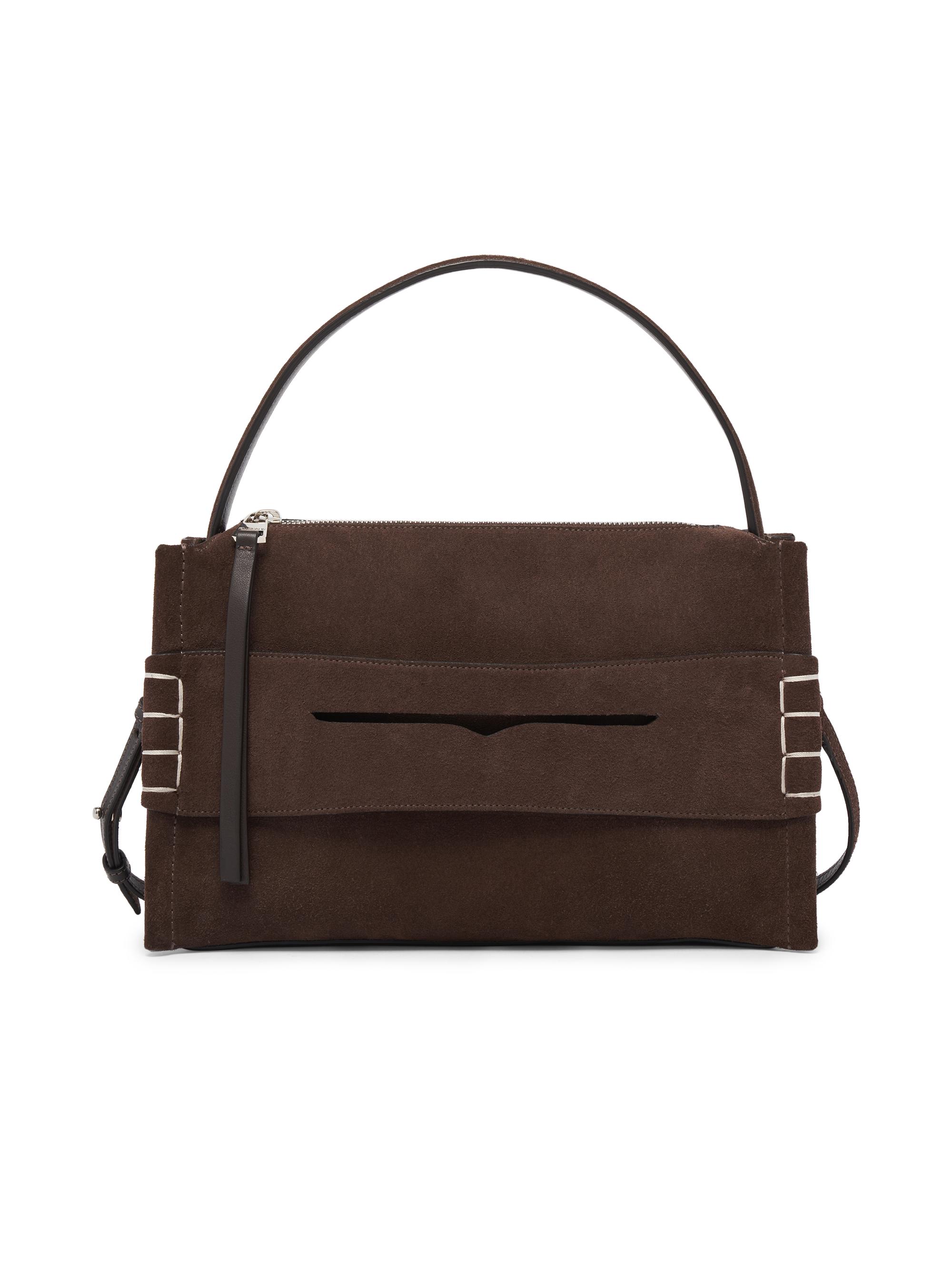 JW Anderson Women's Loafer Leather Top Handle Bag - Brown | Thumbnail 6