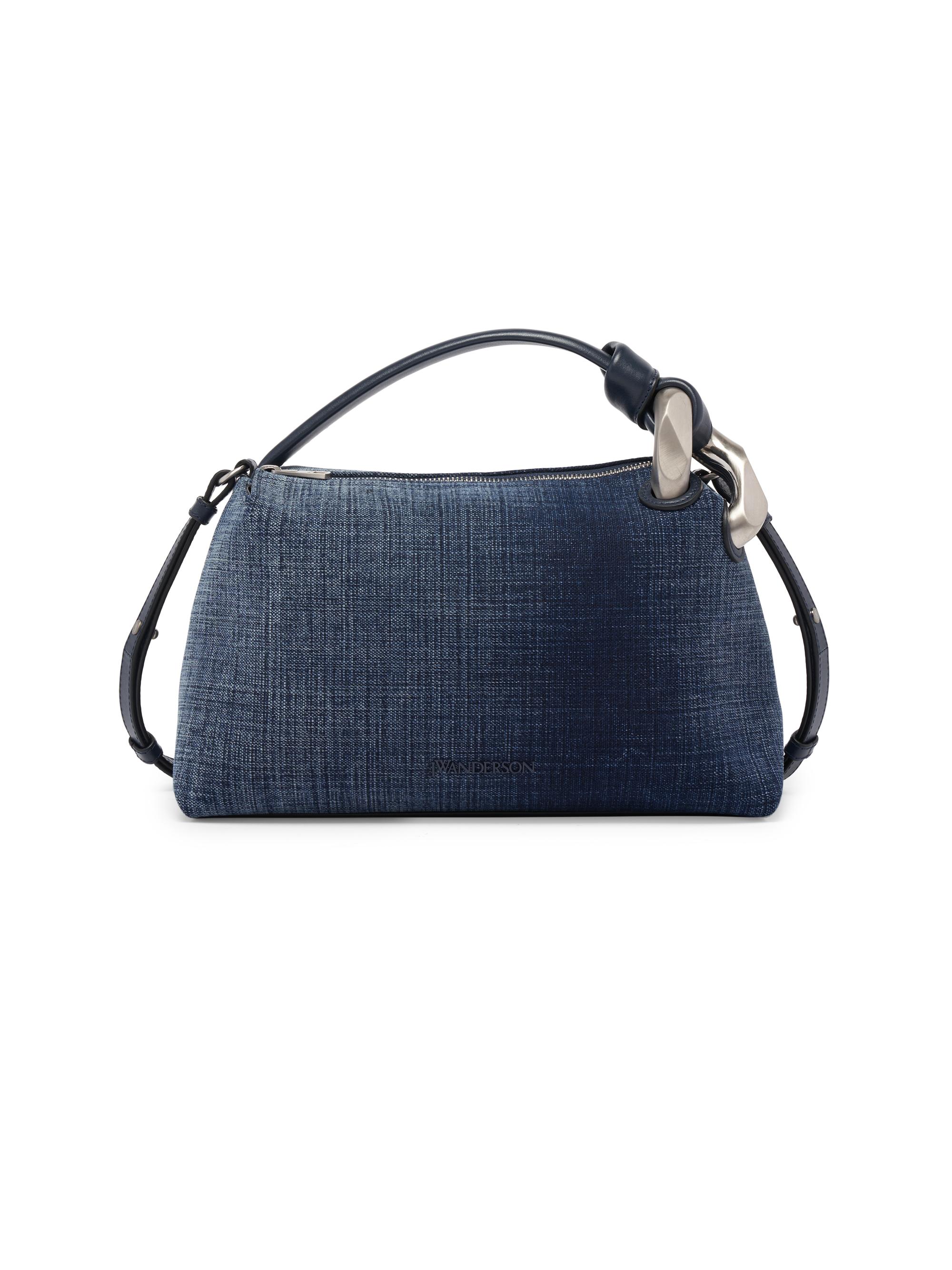 JW Anderson Women's Denim Corner Shoulder Bag - Blue