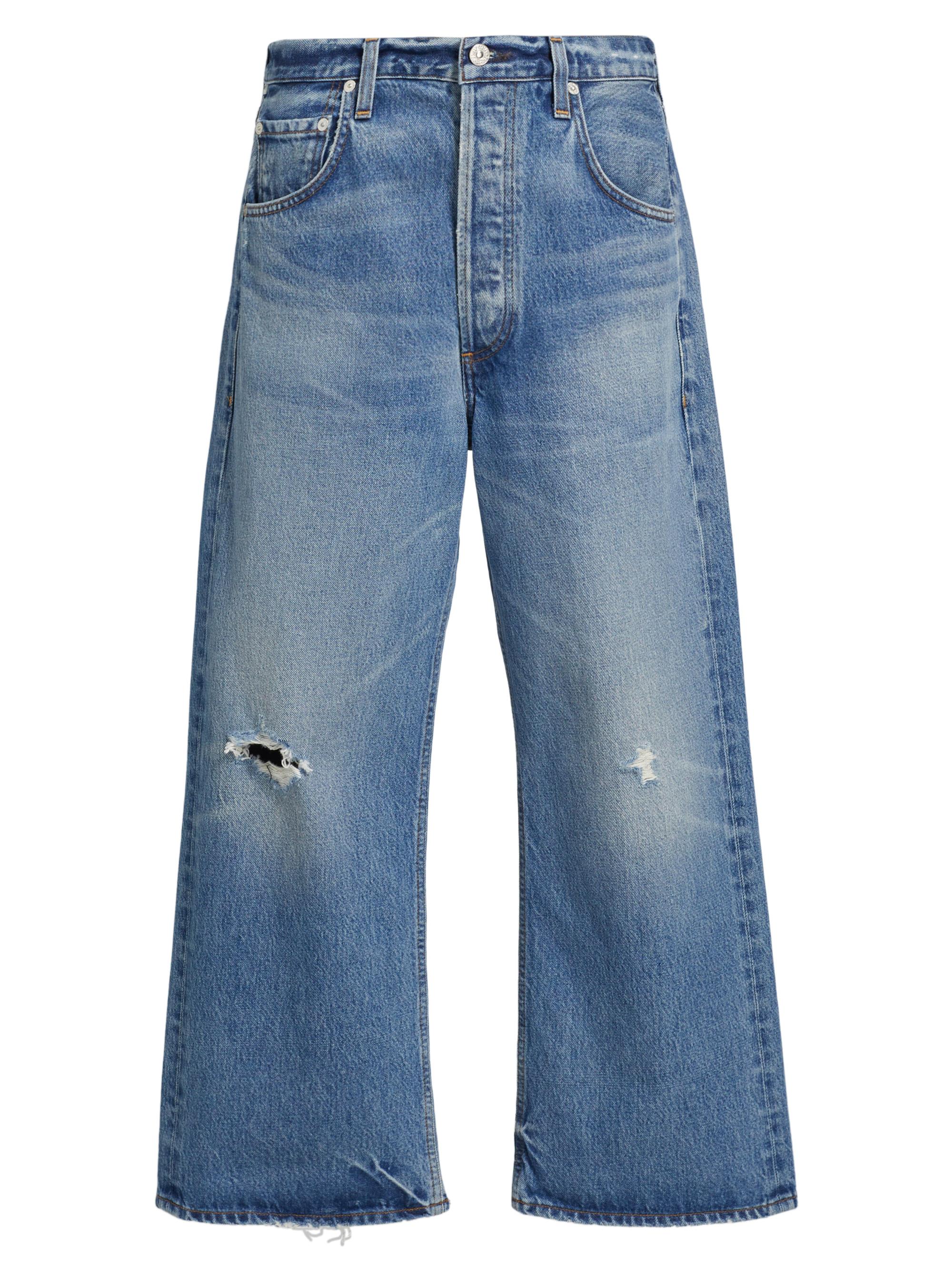 Citizens of Humanity Ayla Denim Raw-Hem Crop Jeans | Saks