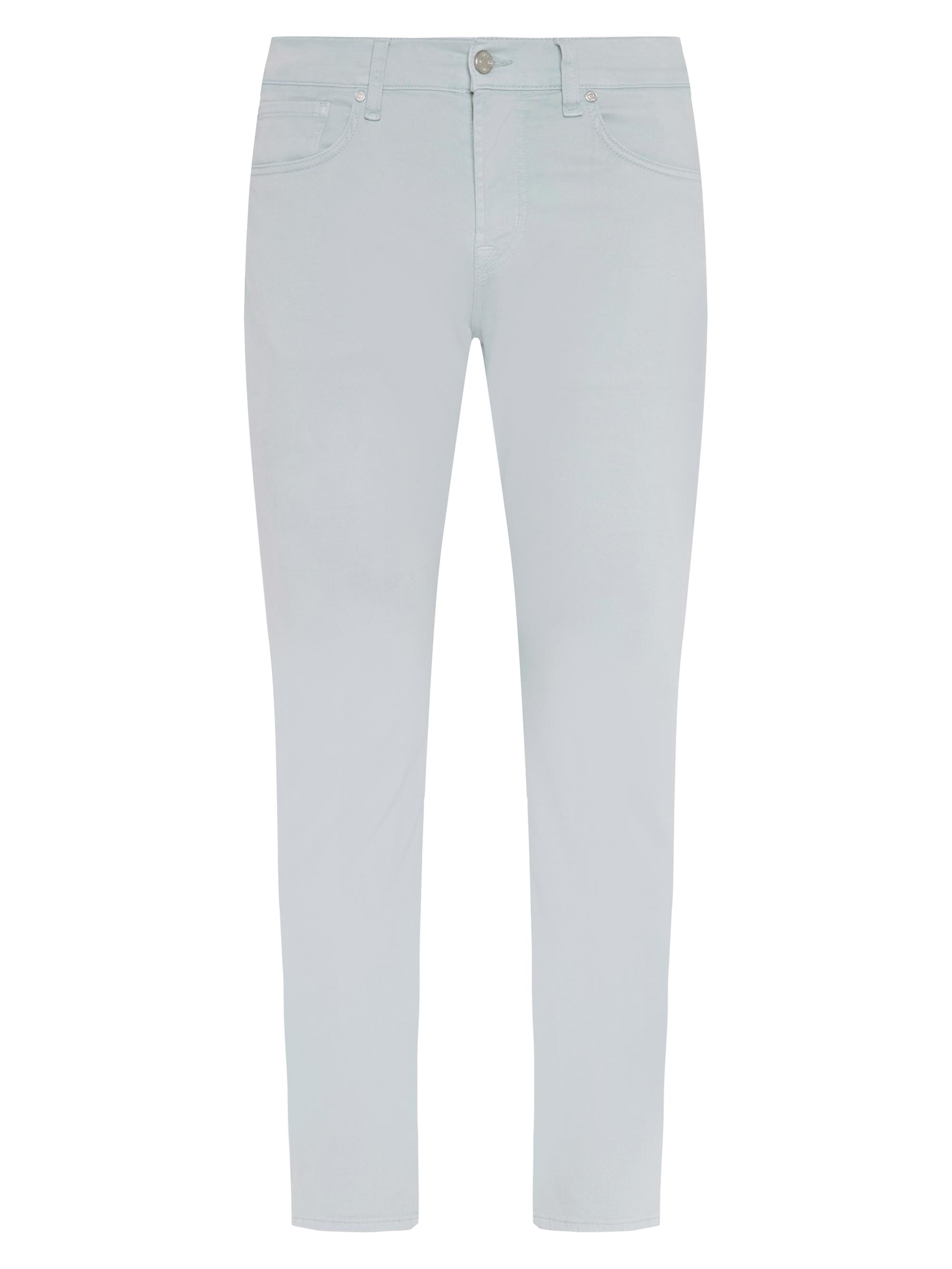 7 For All Mankind Men's D-Slimmy-Stretch Sateen Mid-Rise Jeans - Stretch Sateen