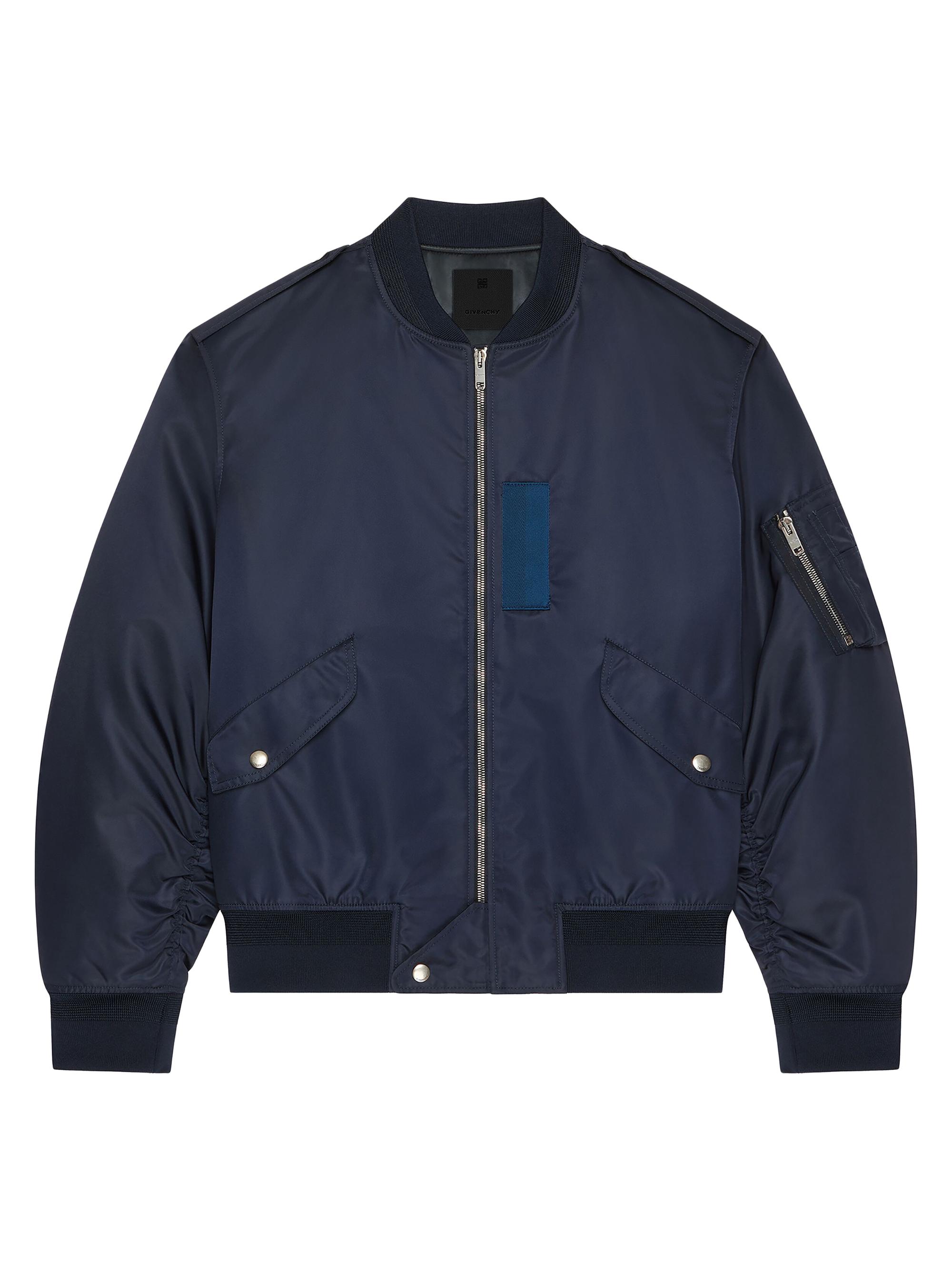 Givenchy Men's Bomber With Medaillon - Navy