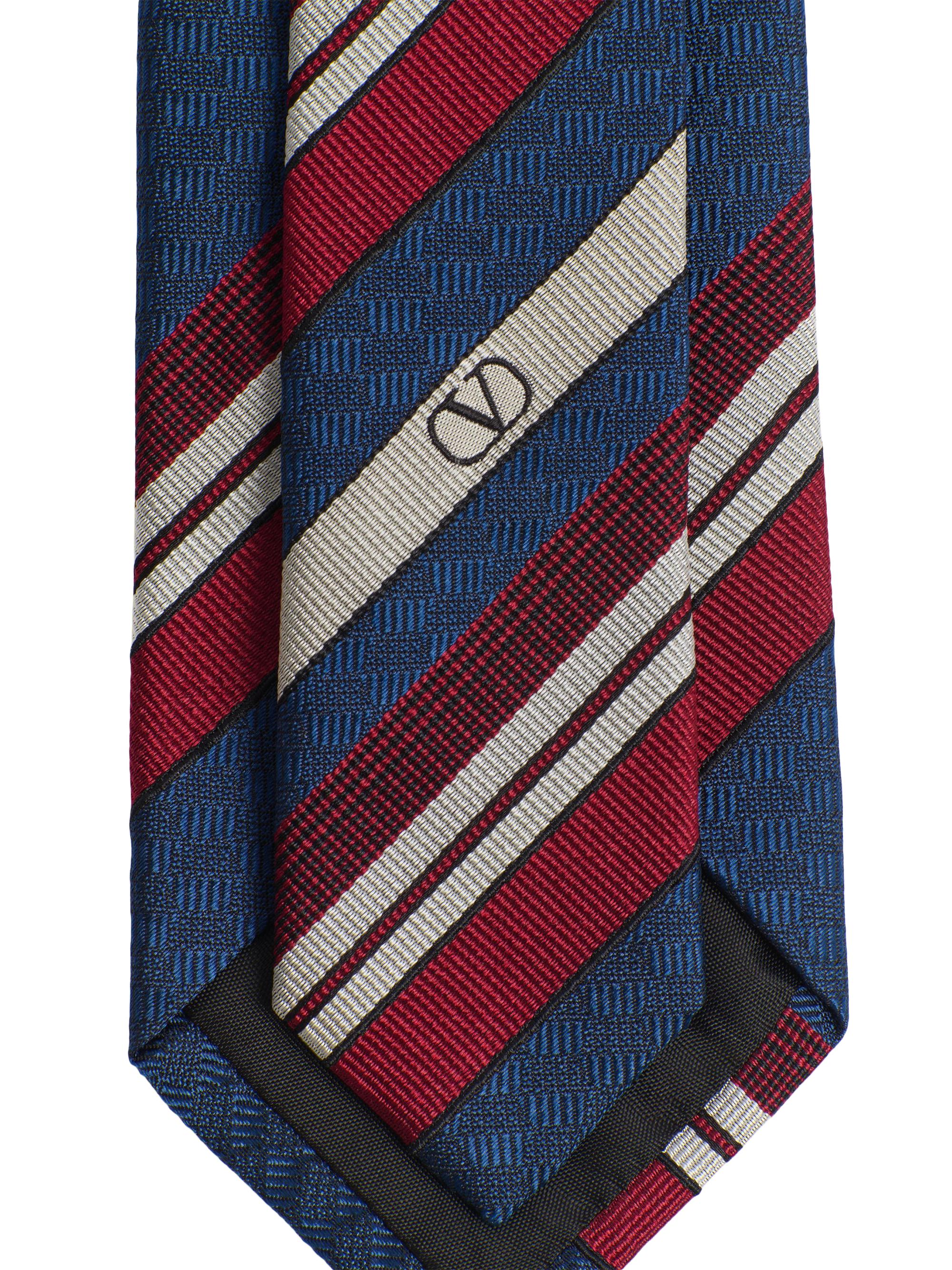 VALENTINO　ネクタイ Valentino Garavani Valentie Striped Silk Tie | Saks Fifth Avenue