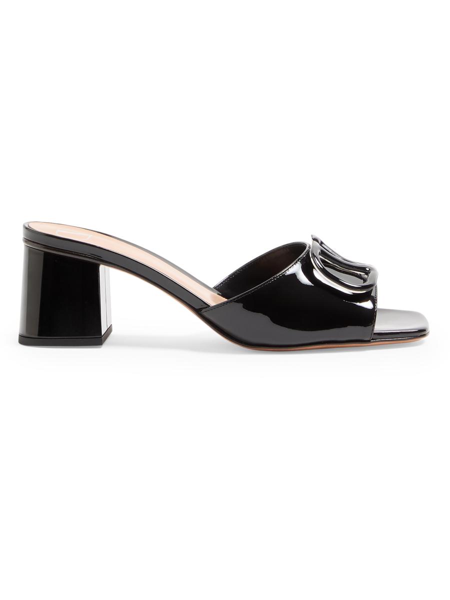 スリッポン VALENTINO TWO-TONE LEATHER VLOGO SIGNAUTRE SLIPPERS Valentino Garavani Two-tone Leather Vlogo Signautre Slippers