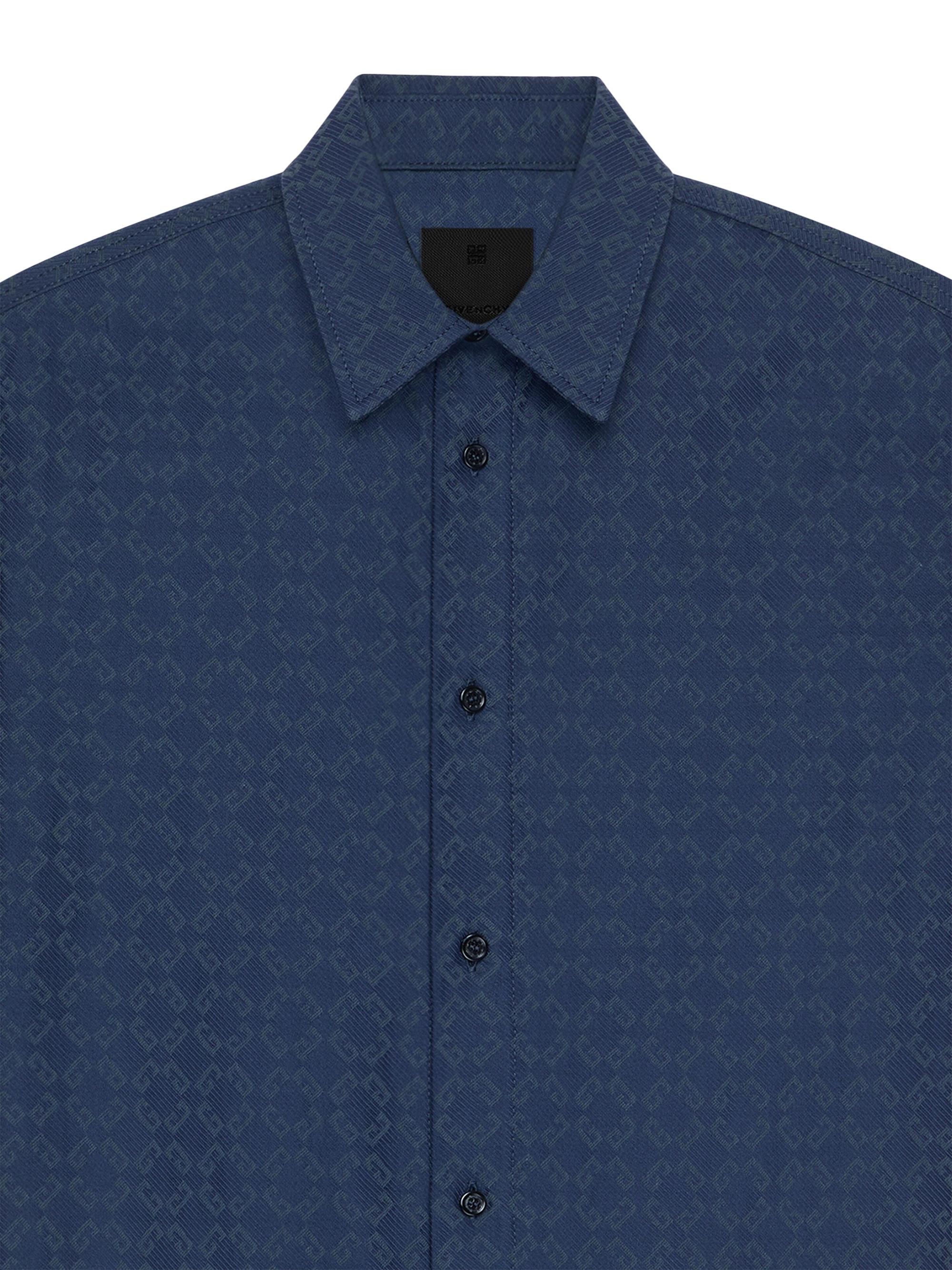 Givenchy Shirt in Shiny Monogram 72 Denim | Saks Fifth Avenue