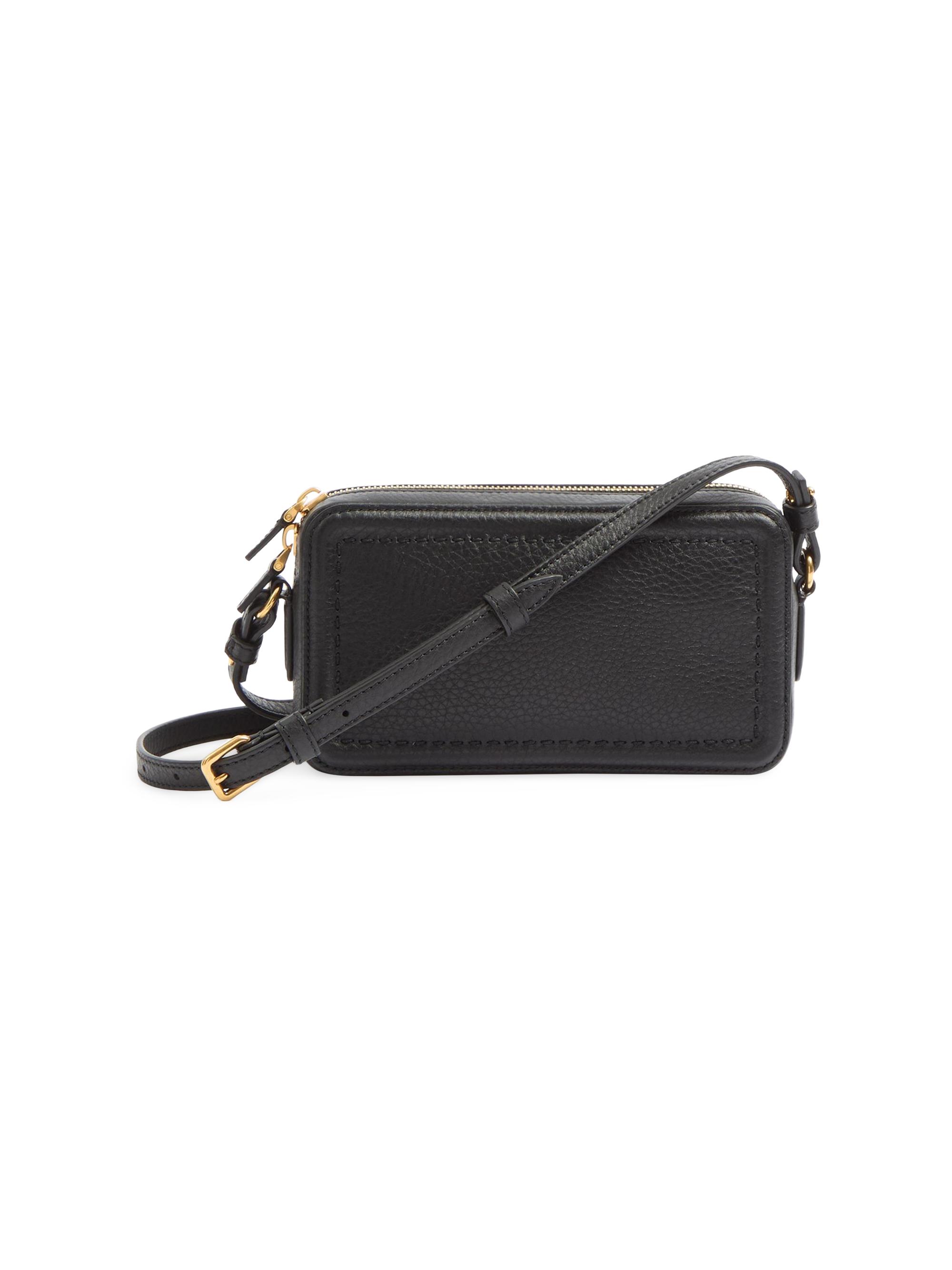 Valentino Garavani Alltime Mini Shoulder Bag in Grainy Calfskin