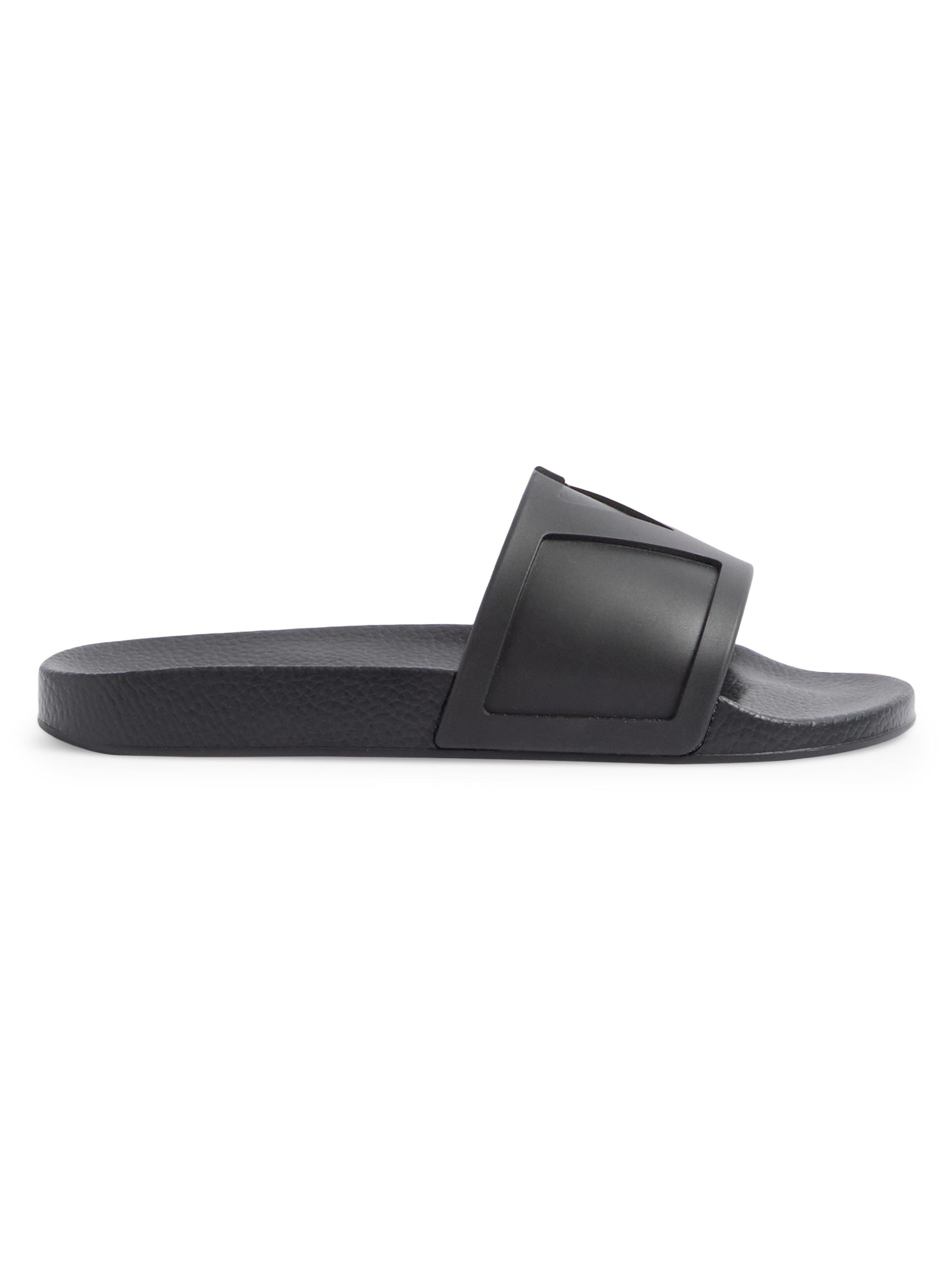 Dolce&Gabbana DG Logo Pool Slide Sandals | Saks Fifth Avenue