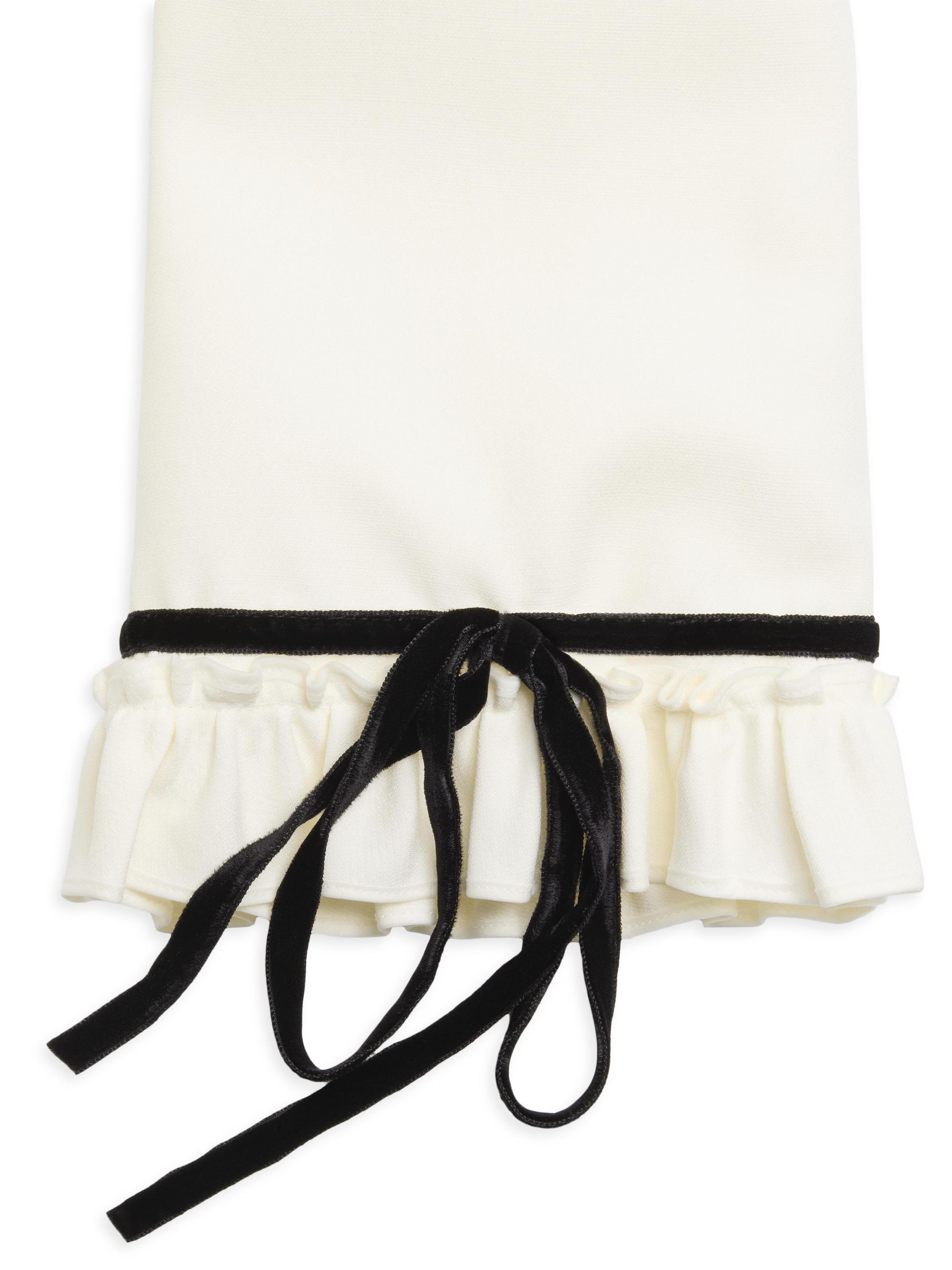 Valentino Garavani Crepe Couture Short Dress | Saks Fifth Avenue