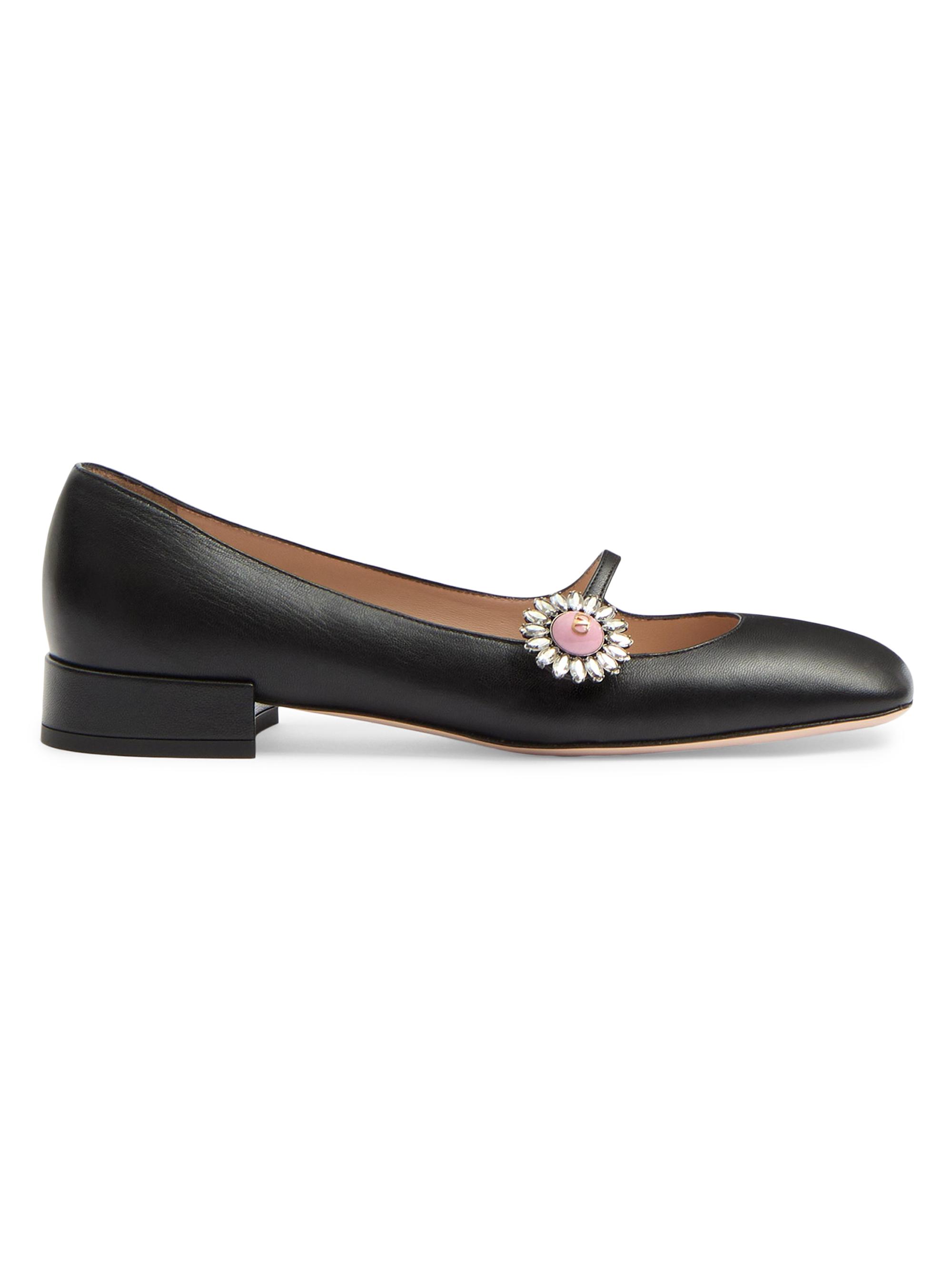 Valentino Garavani VLogo Signature Patent Leather Ballerina Flats