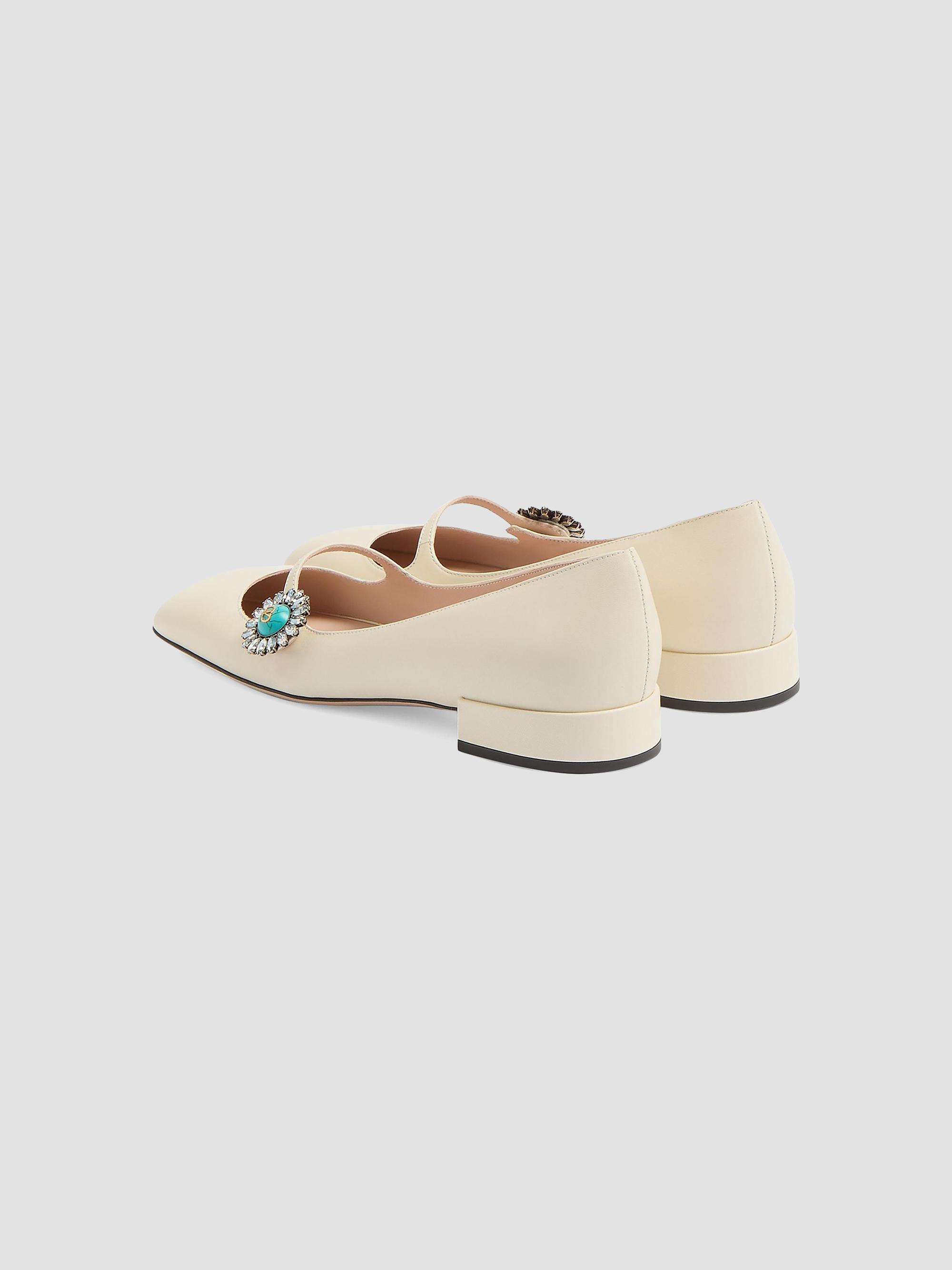Valentino Garavani Mary-Jane Preshoes 20MM Ballerinas in Kidskin