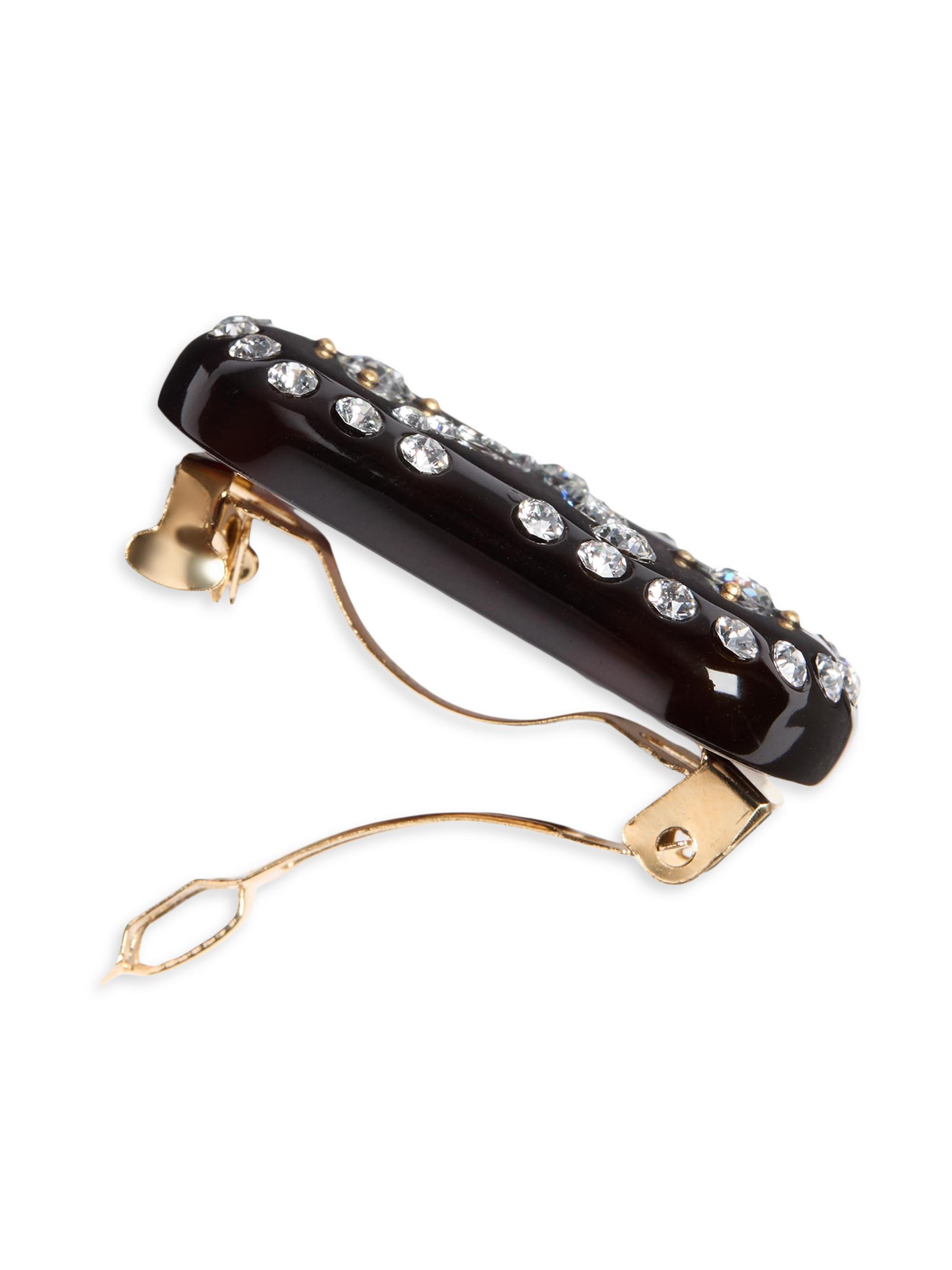 バレンティノ　ヘアピン Valentino Garavani VLogo Signature Hair Clip in Resin, Metal