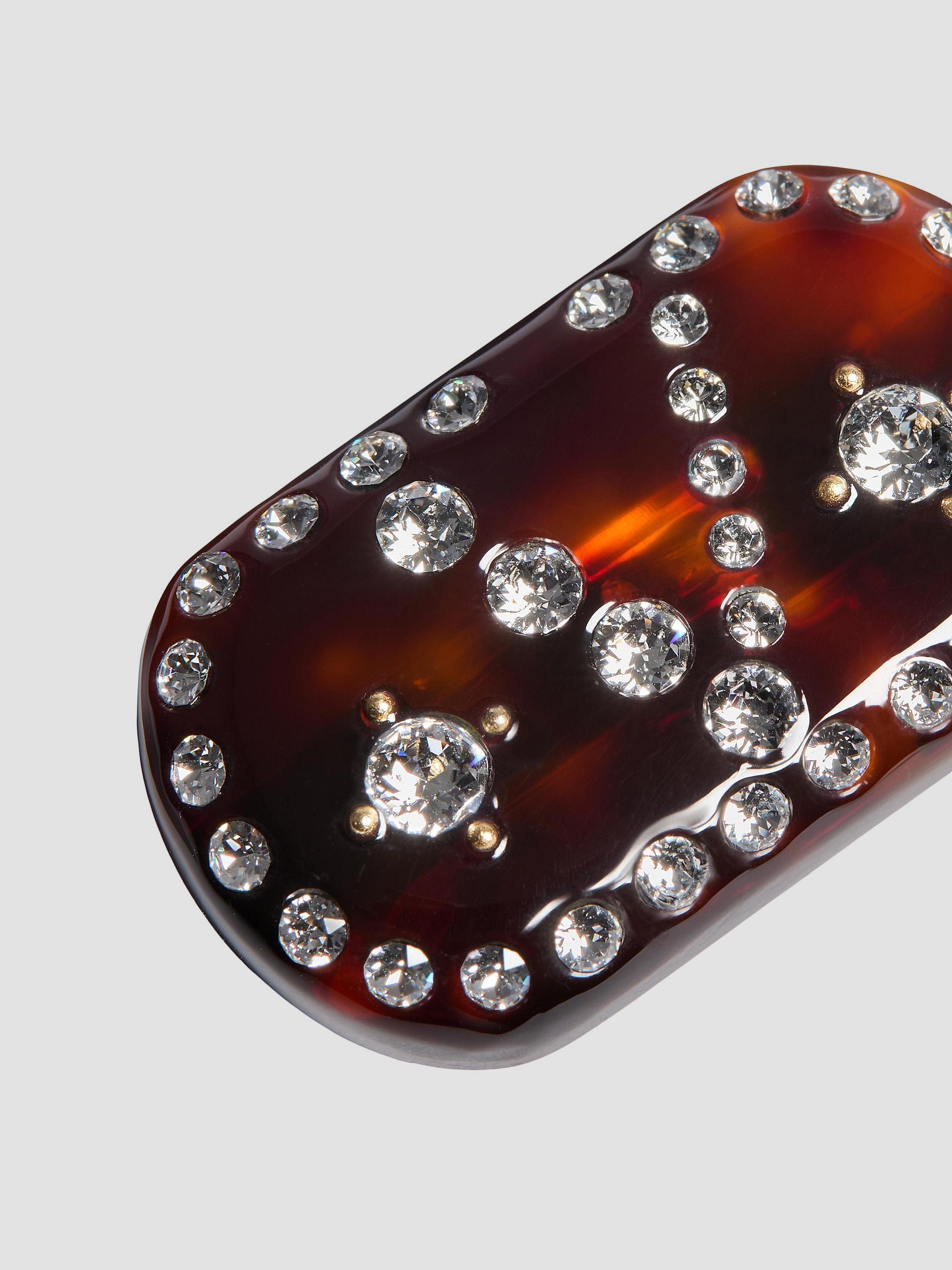 Valentino Garavani VLogo Signature Hair Clip in Resin, Metal  display picture 1