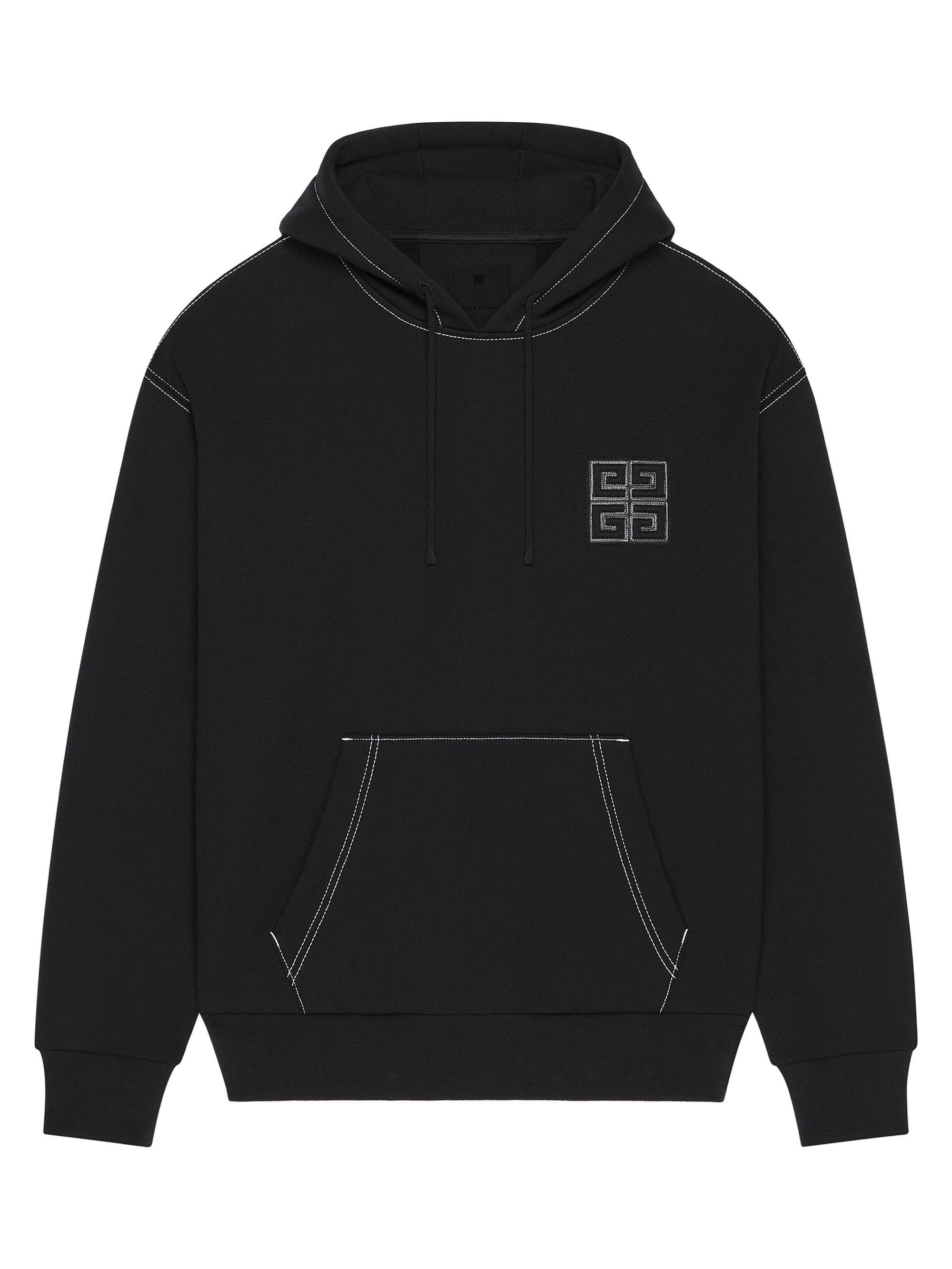 Givenchy Men's 4G Hoodie in Fleece - Black