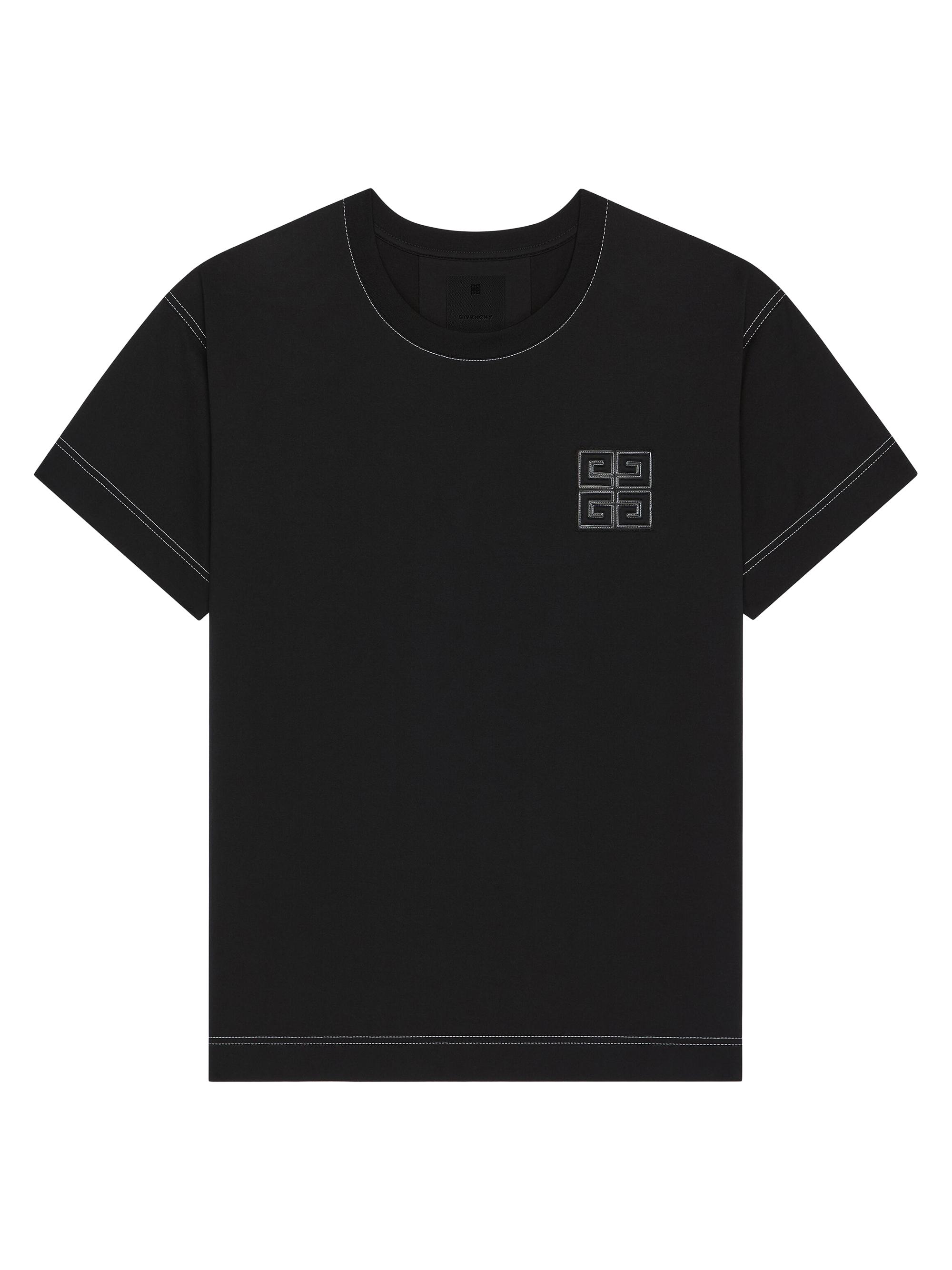Givenchy Men's 4G T-Shirt in Cotton - Black