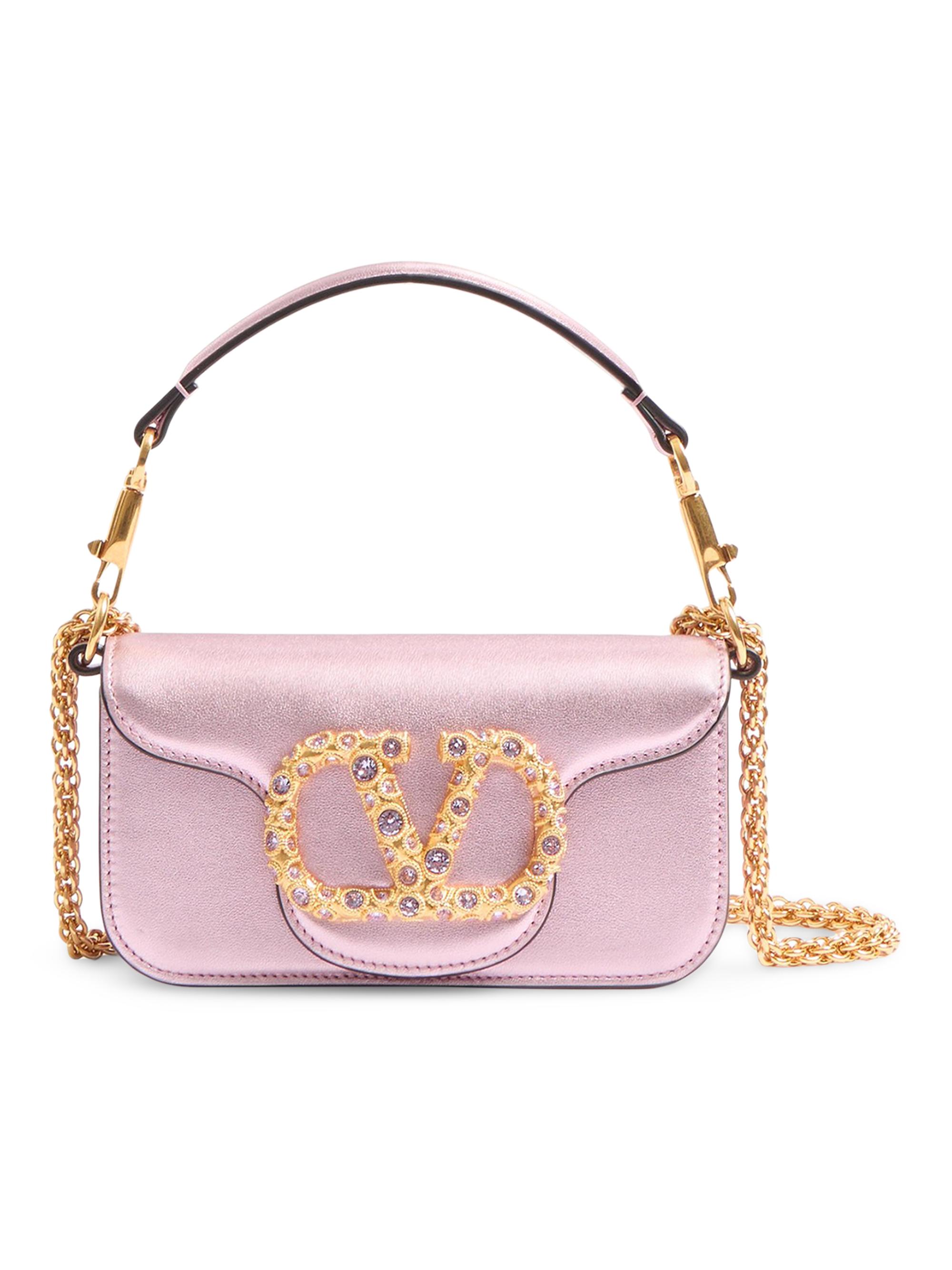 Valentino Garavani Small Ohval Shoulder Bag in Nappa Calfskin