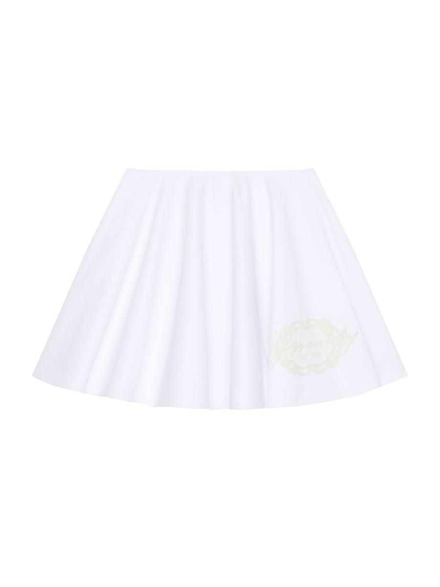 【関税＆送料込み】Givenchy Givenchy Medallion Skirt Givenchy Skirt in Cotton with Givenchy Medallion | Saks