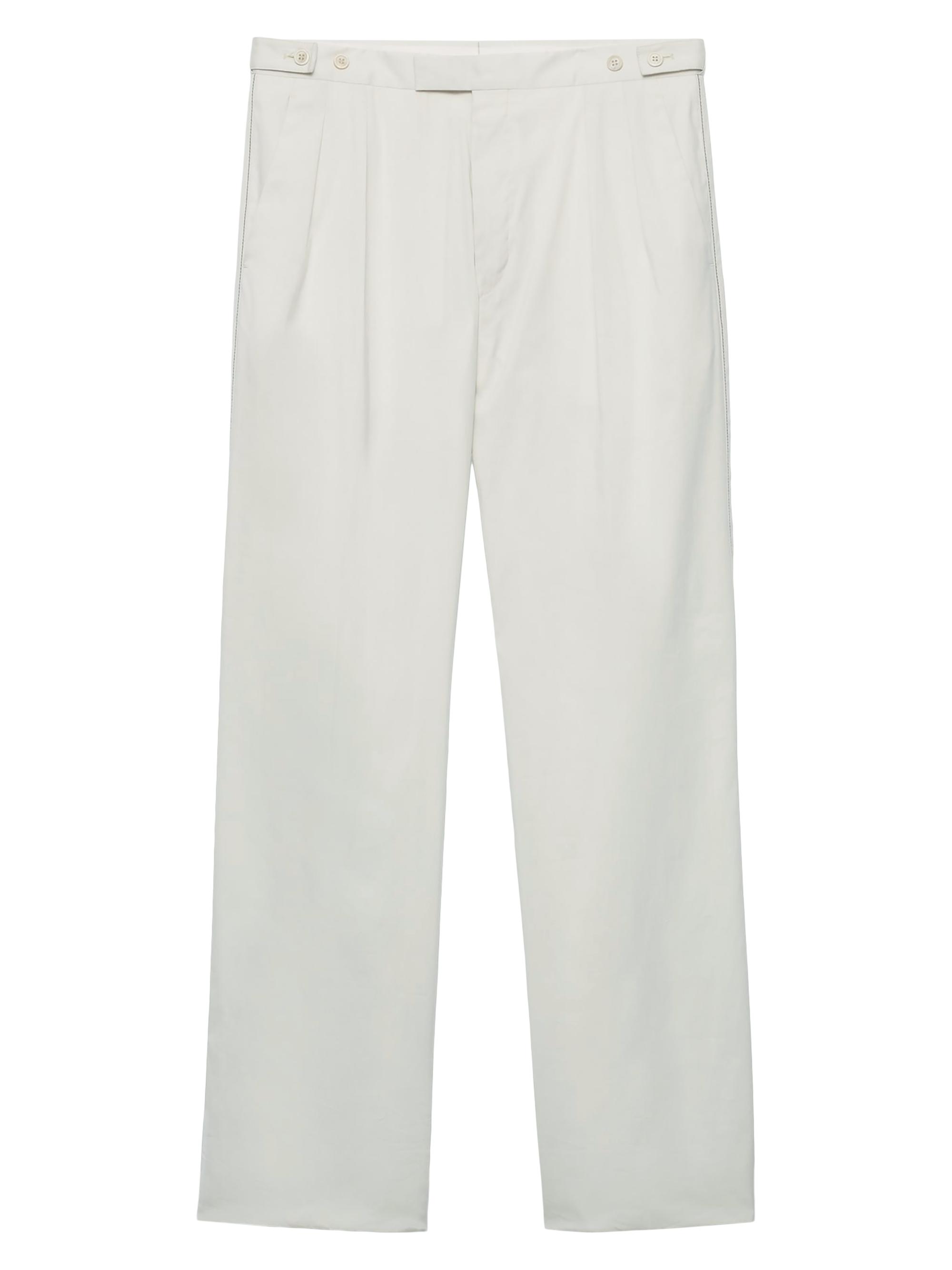 Prada Men's Cotton Trousers - Off White