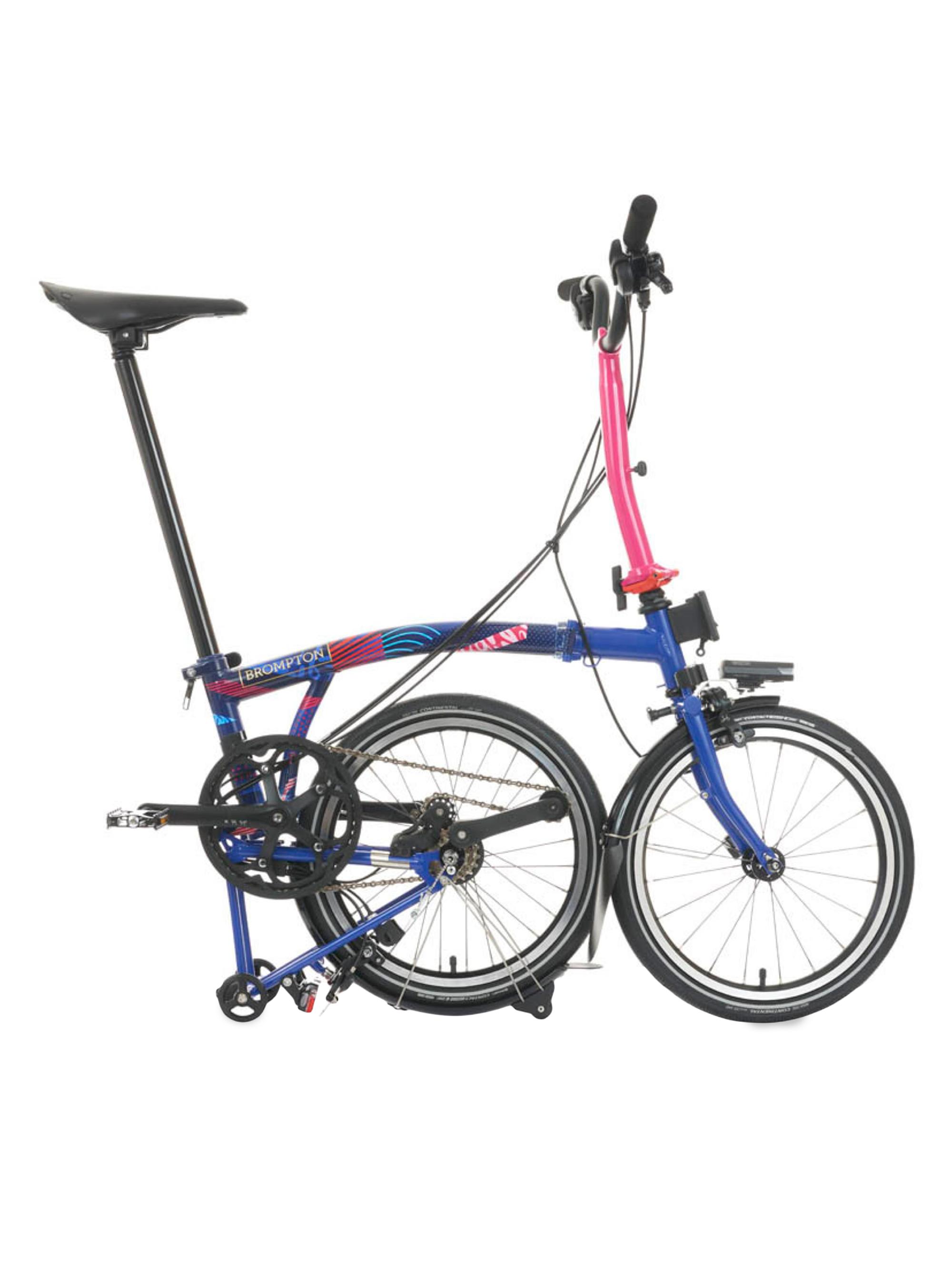 Brompton Bikes P Line Superlight 12 Speed Mid Handlebar Paris