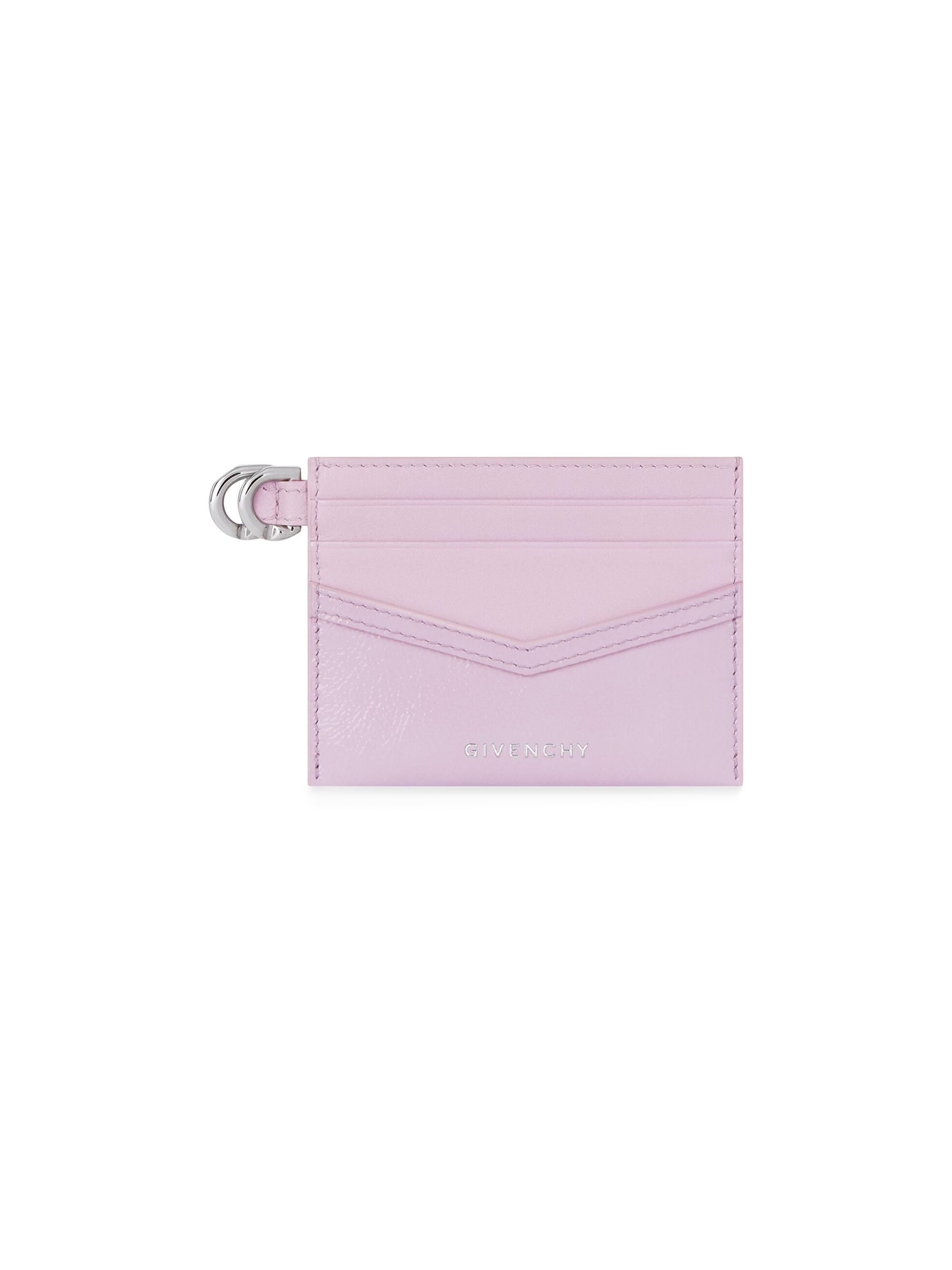 Givenchy Women's Voyou Card Holder in Patent Leather - Orchid Purple