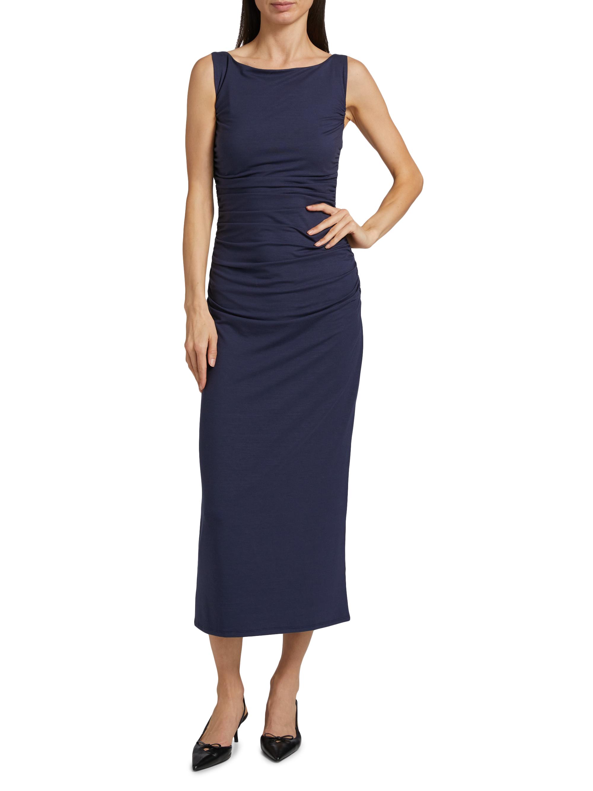 Reformation Benson Ruched Stretch Jersey Midi-Dress | Saks Fifth Avenue