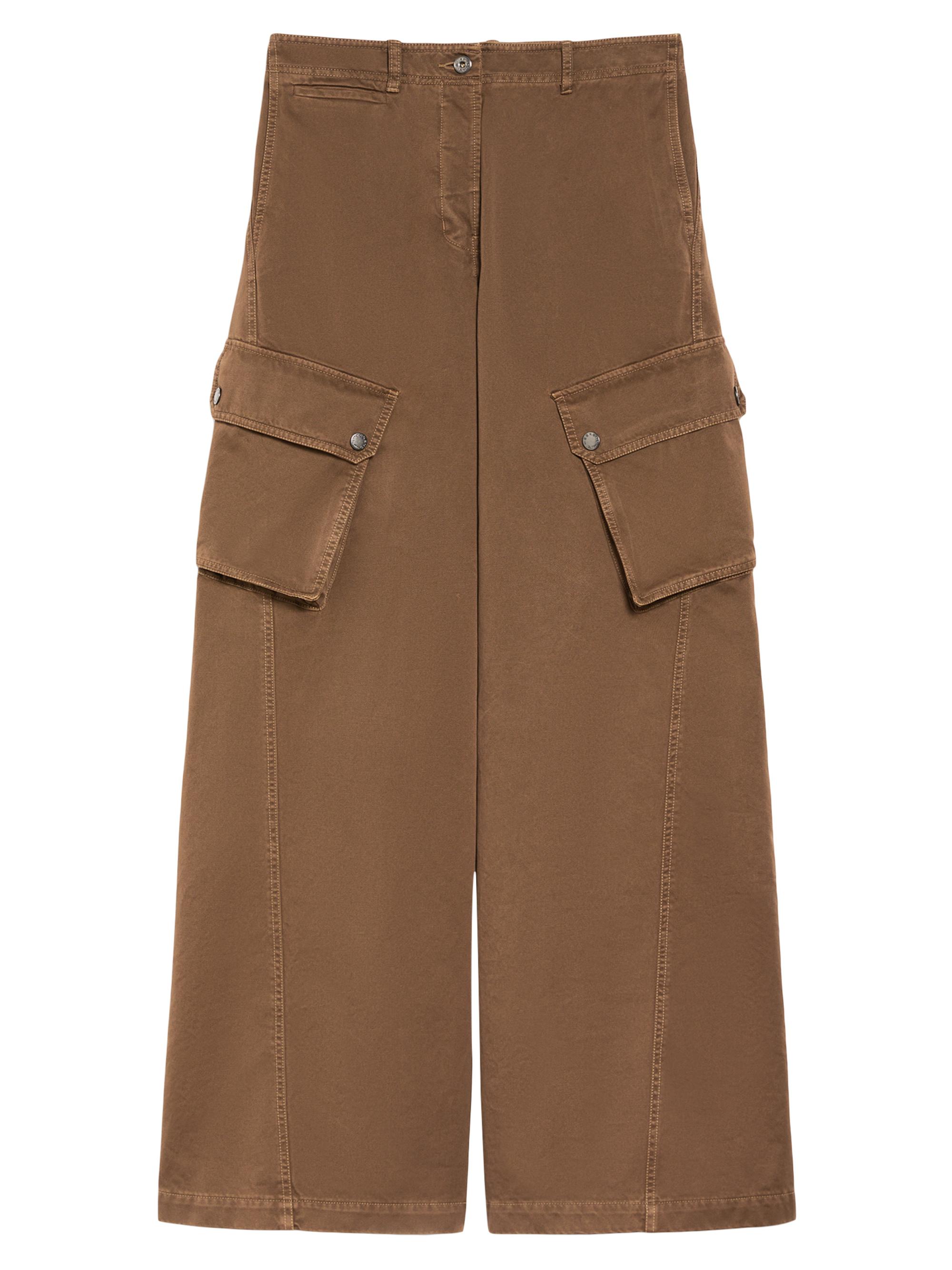 Weekend Max Mara Women's Elvy Cotton Cargo Pants - Brown