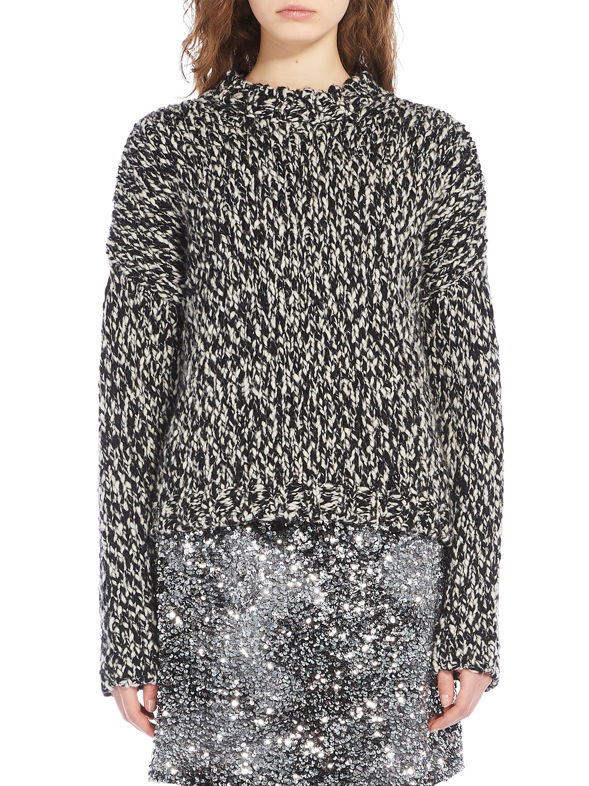 Weekend Max Mara Women's Crine Crewneck Sweater - Black