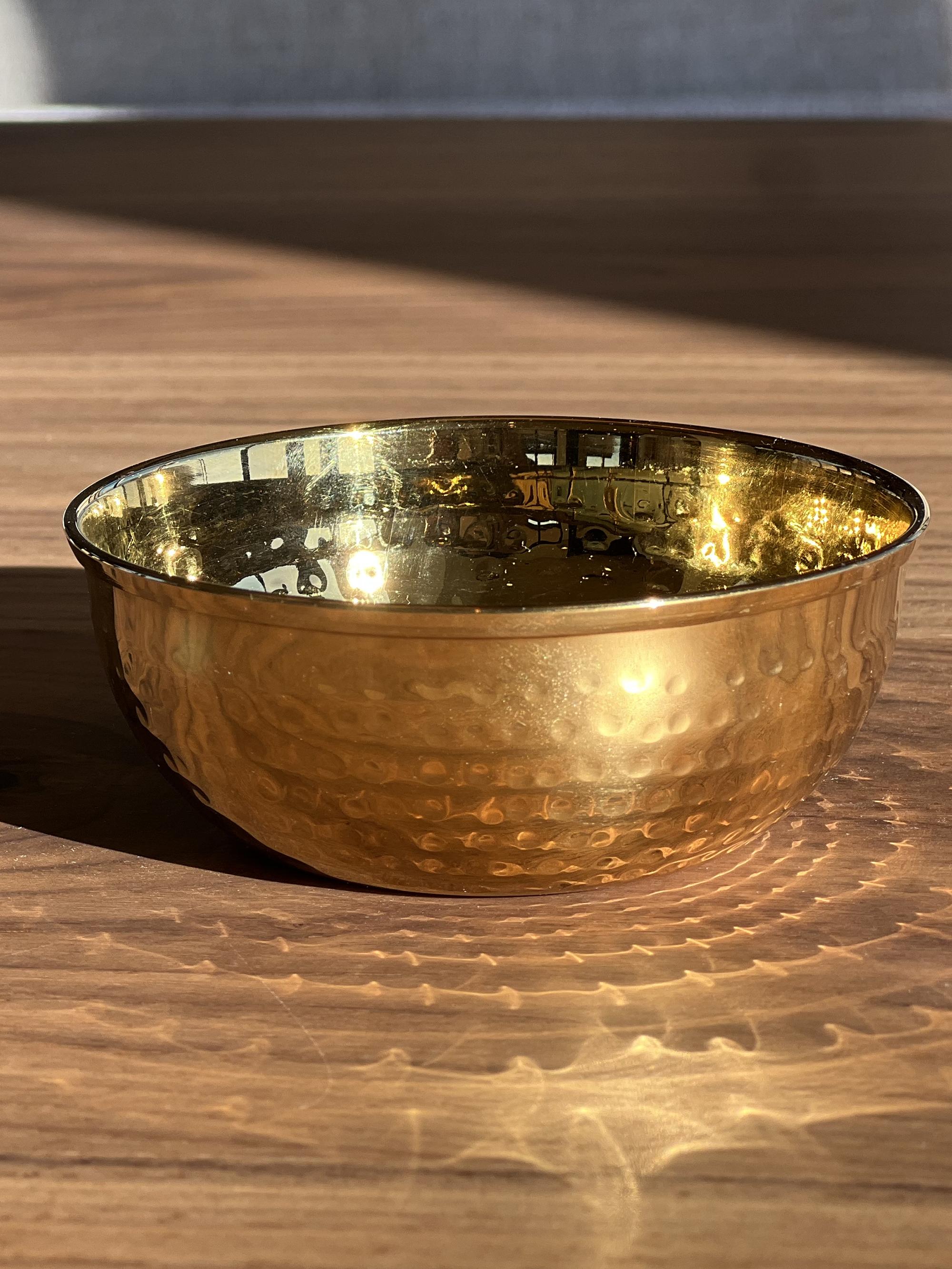 Verve Culture Dal Serving Bowl - Hammered Stainless Steel - Set of