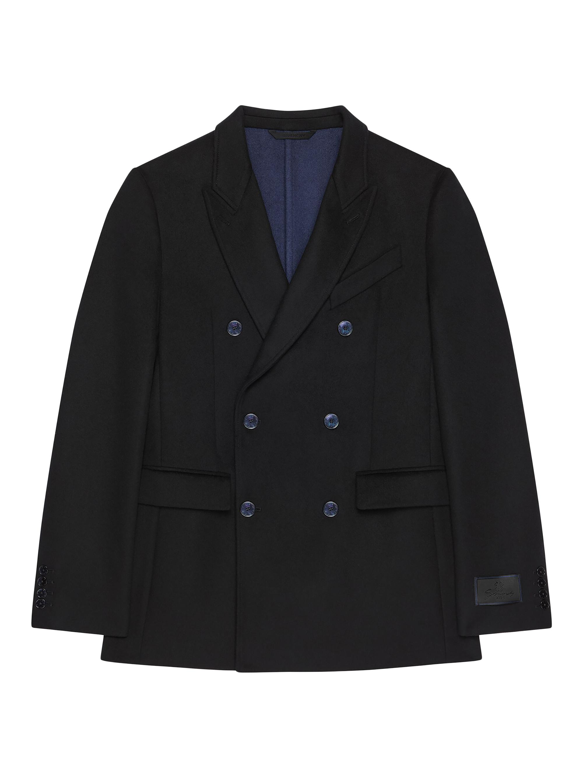 Givenchy Men's Jacket in Double Face Wool - Black