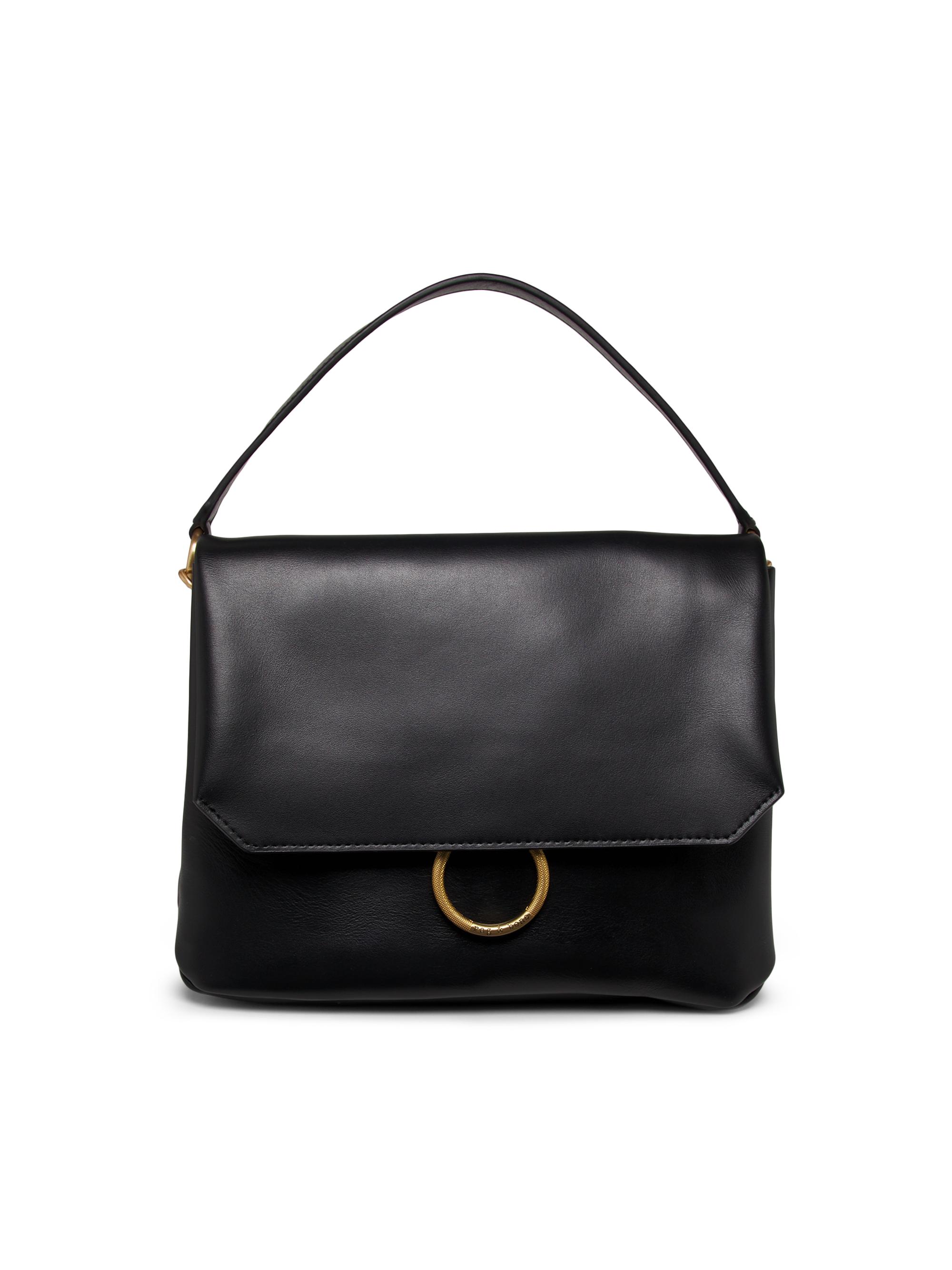 rag & bone Women's Blake Convertible Leather Top Handle Bag - Black