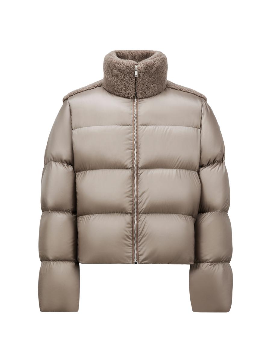 Shop Moncler Genius Rick Owens x Moncler Cyclopic Shearling Shop Moncler Genius Rick Owens x Moncler Cyclopic Shearling