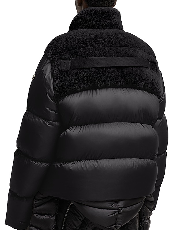 Shop Moncler Genius Rick Owens x Moncler Cyclopic Shearling Shop Moncler Genius Rick Owens x Moncler Cyclopic Shearling